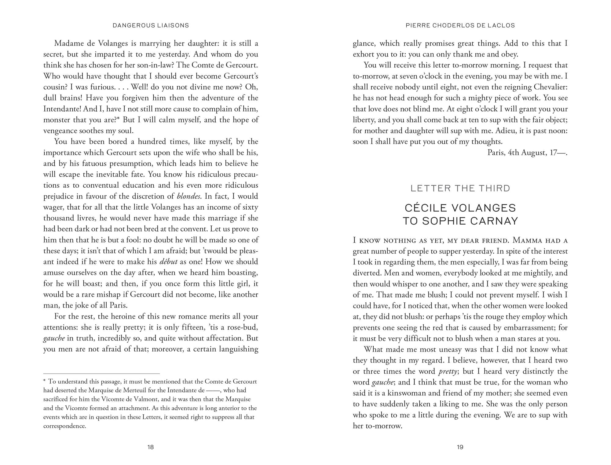 Dangerous Liaisons
