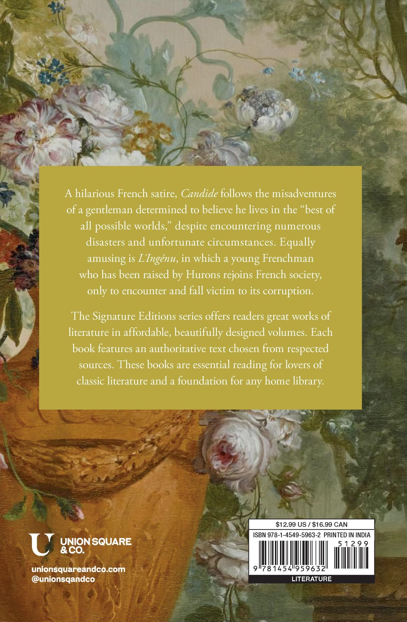 Candide and L'Ingenu