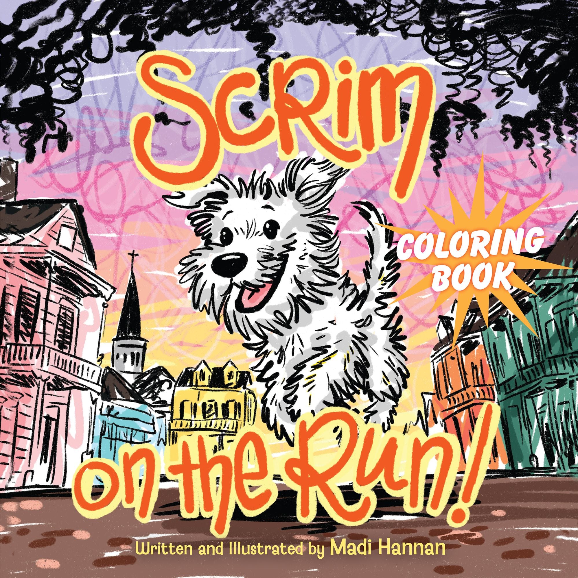 Scrim on the Run! Coloring Book