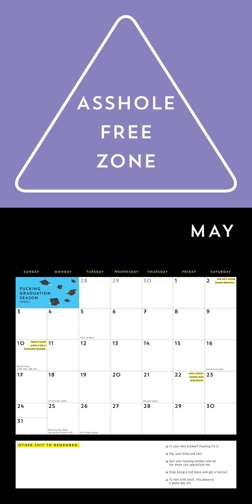 2026 F*cking Wall Calendar