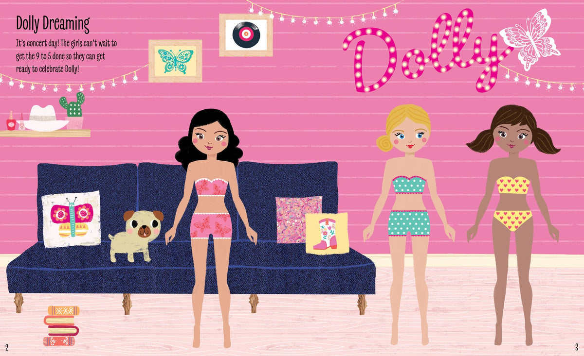 My Sticker Dress-Up®: Dolly's Dolls