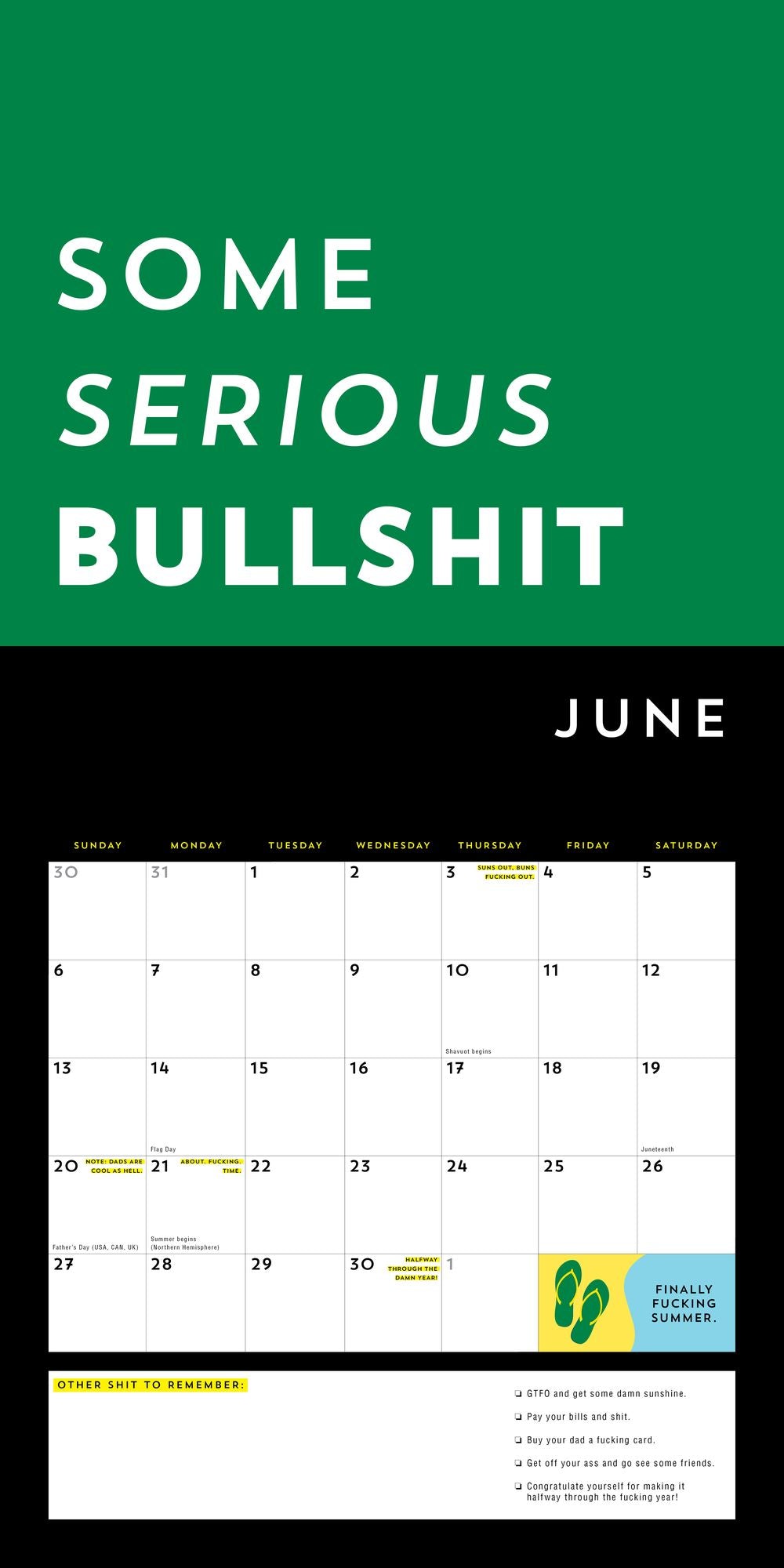 2027 F*cking Wall Calendar