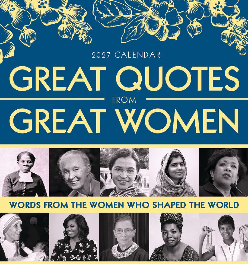 2027 Great Quotes From Great Women Boxed Calendar