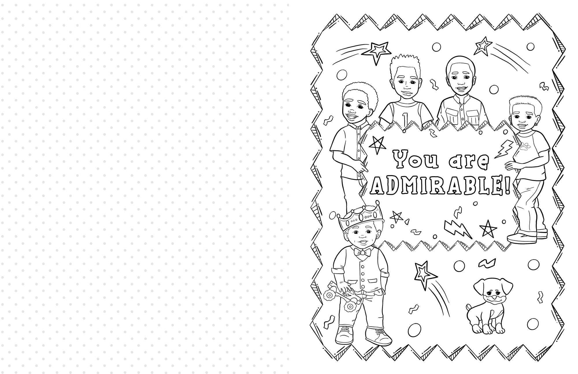 ABCs of a Young King's Greatness Coloring Book