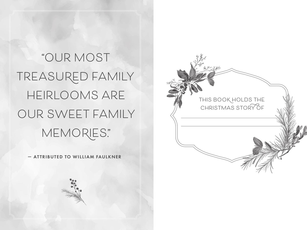 Memories of Christmas: A Hear Your Story(R) Guided Journal to Cherish Christmases Throughout the Years