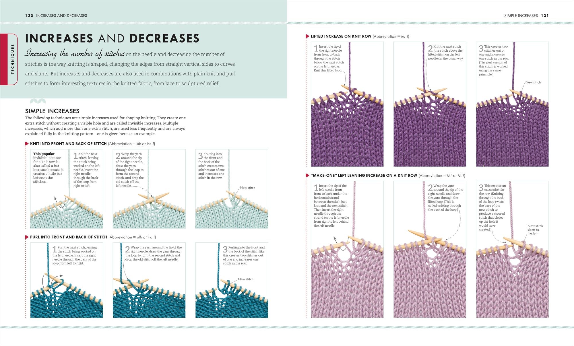The Knitting Book: Over 250 Step-by-Step Techniques