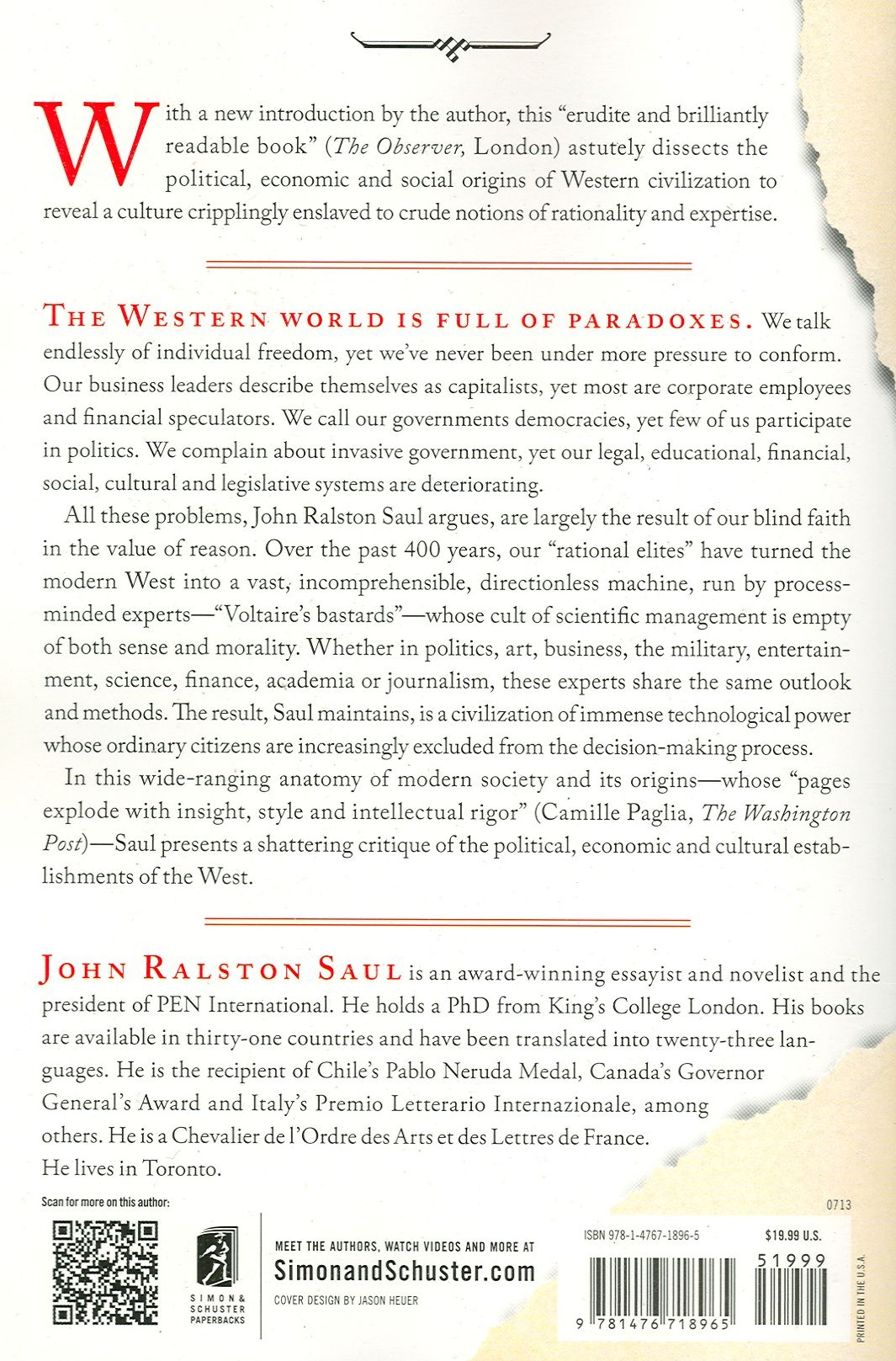 Voltaire's Bastards: The Dictatorship of Reason in the West