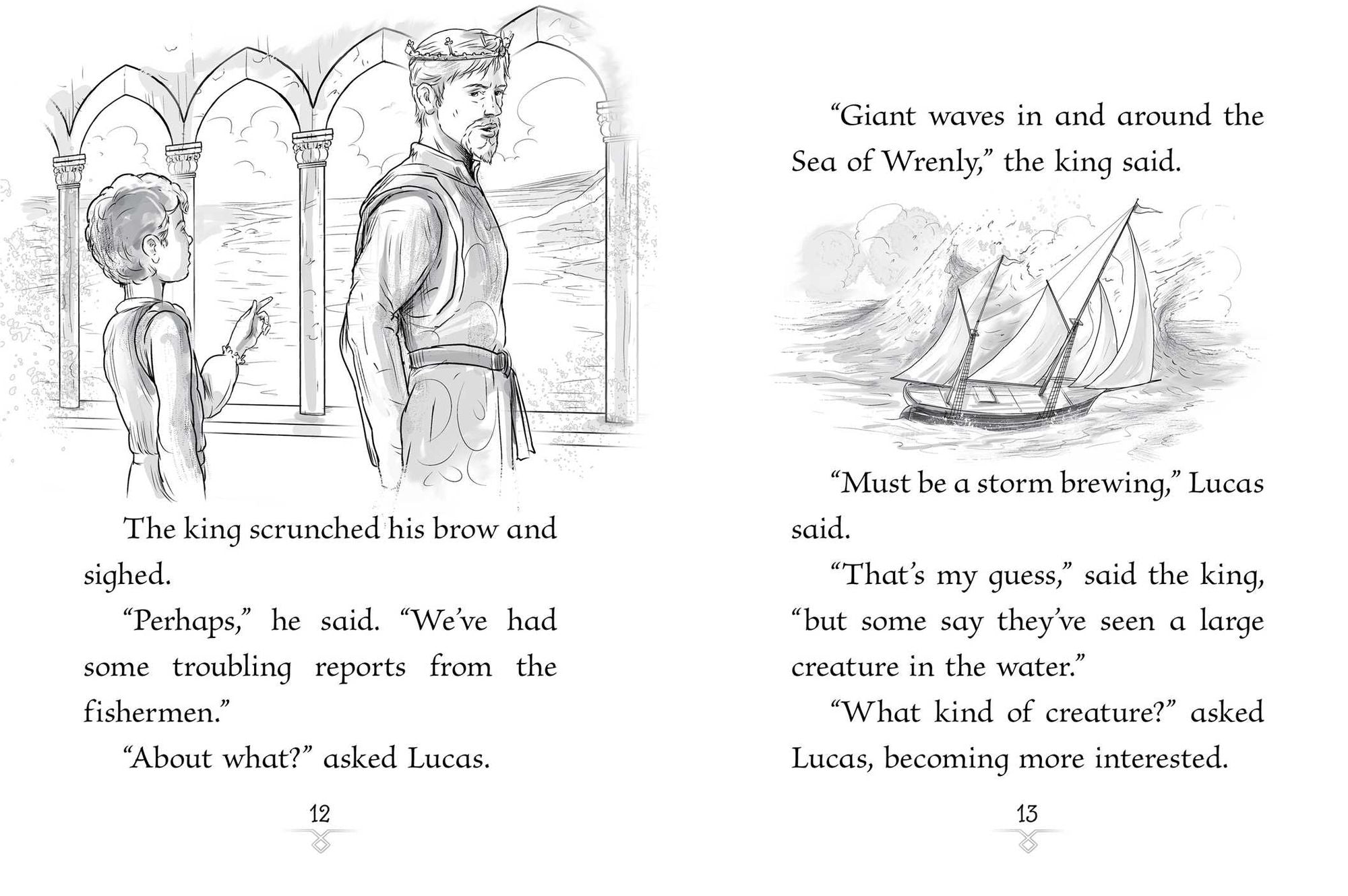 Sea Monster! (The Kingdom of Wrenly Series #3)