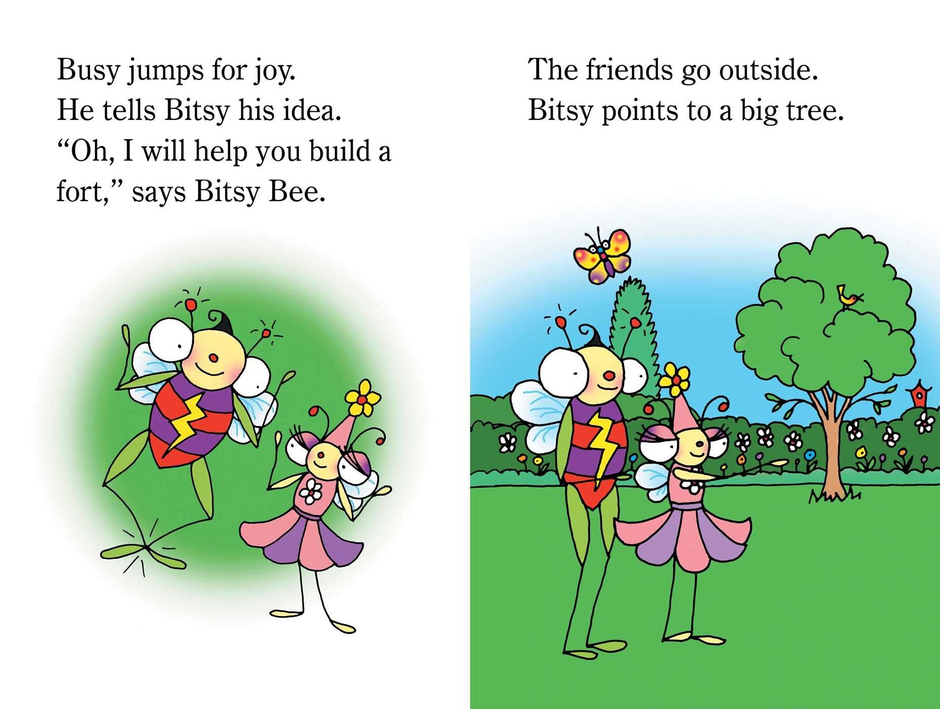 Busy Bug Builds a Fort: Ready-to-Read Level 1