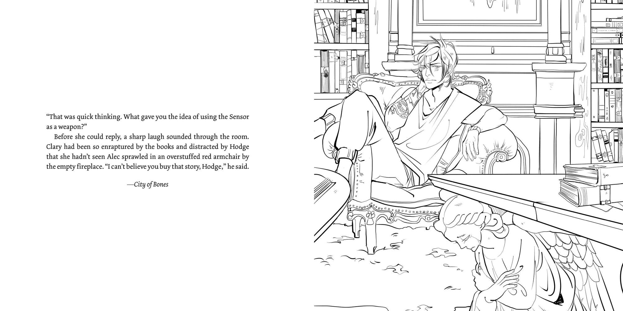 The Official Mortal Instruments Coloring Book