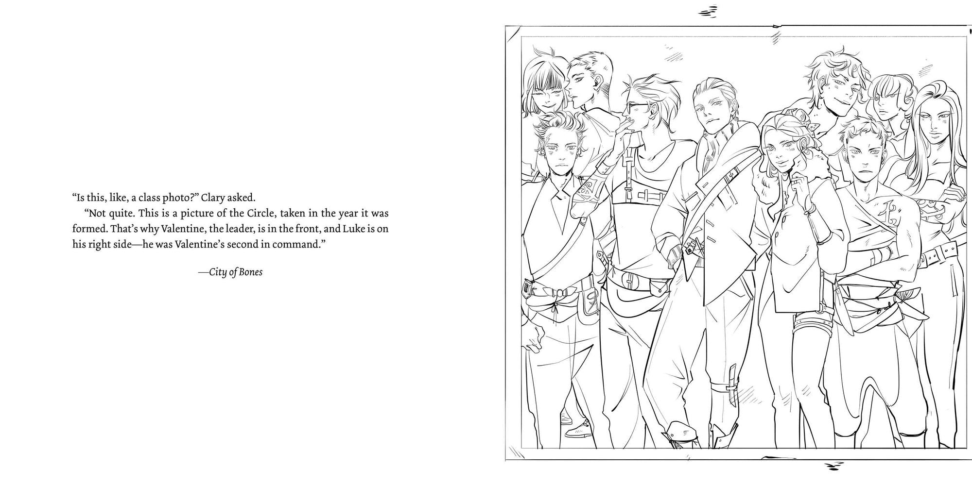 The Official Mortal Instruments Coloring Book