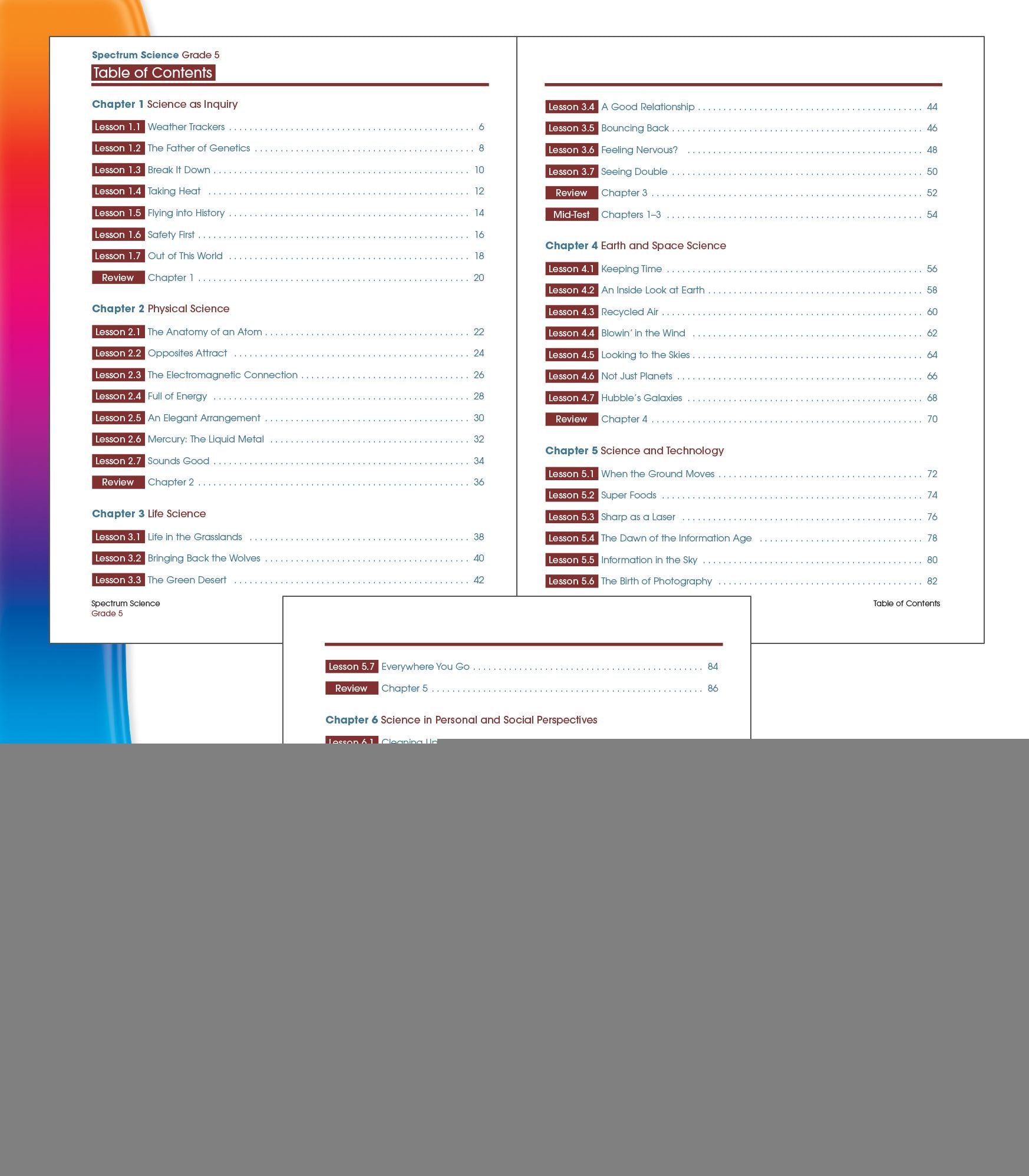 Spectrum Science, Grade 5