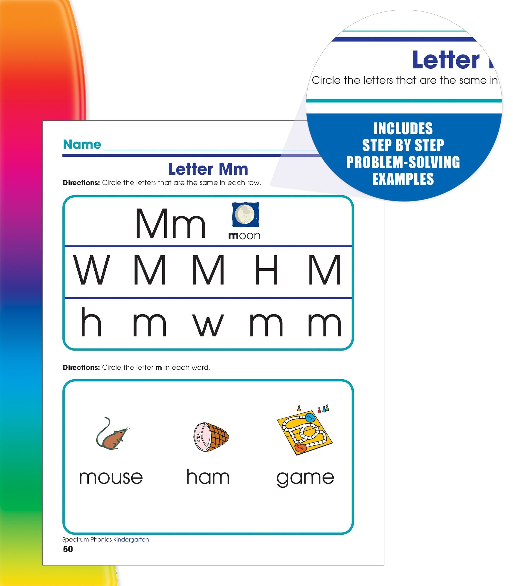 Spectrum Phonics, Grade K