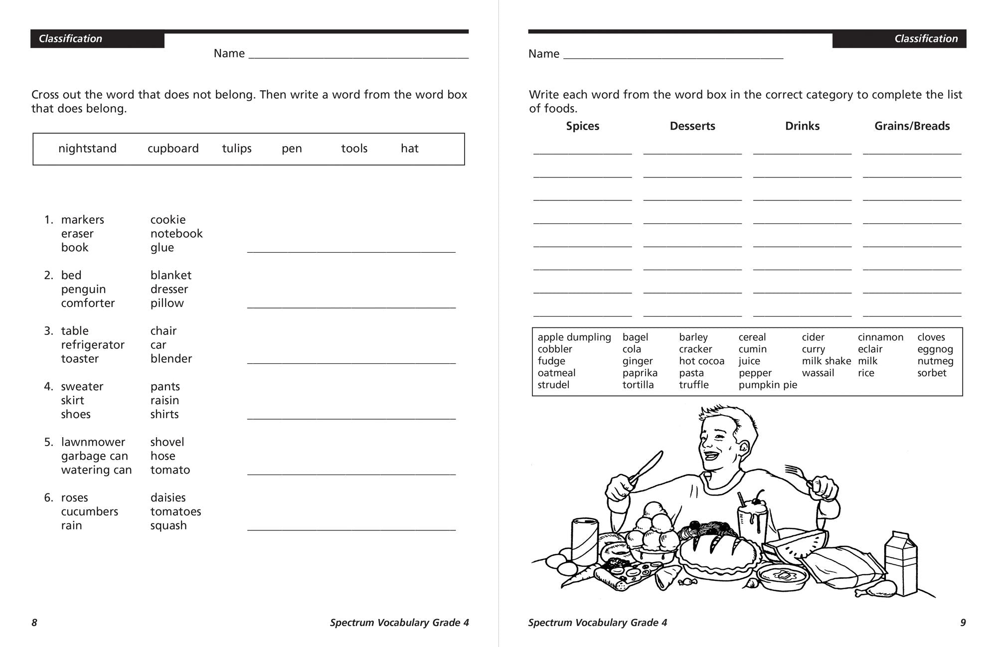 Spectrum Vocabulary, Grade 4