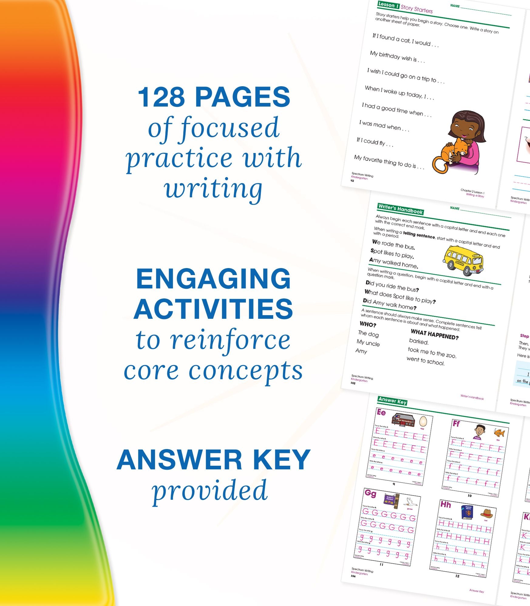 Spectrum Writing, Grade K