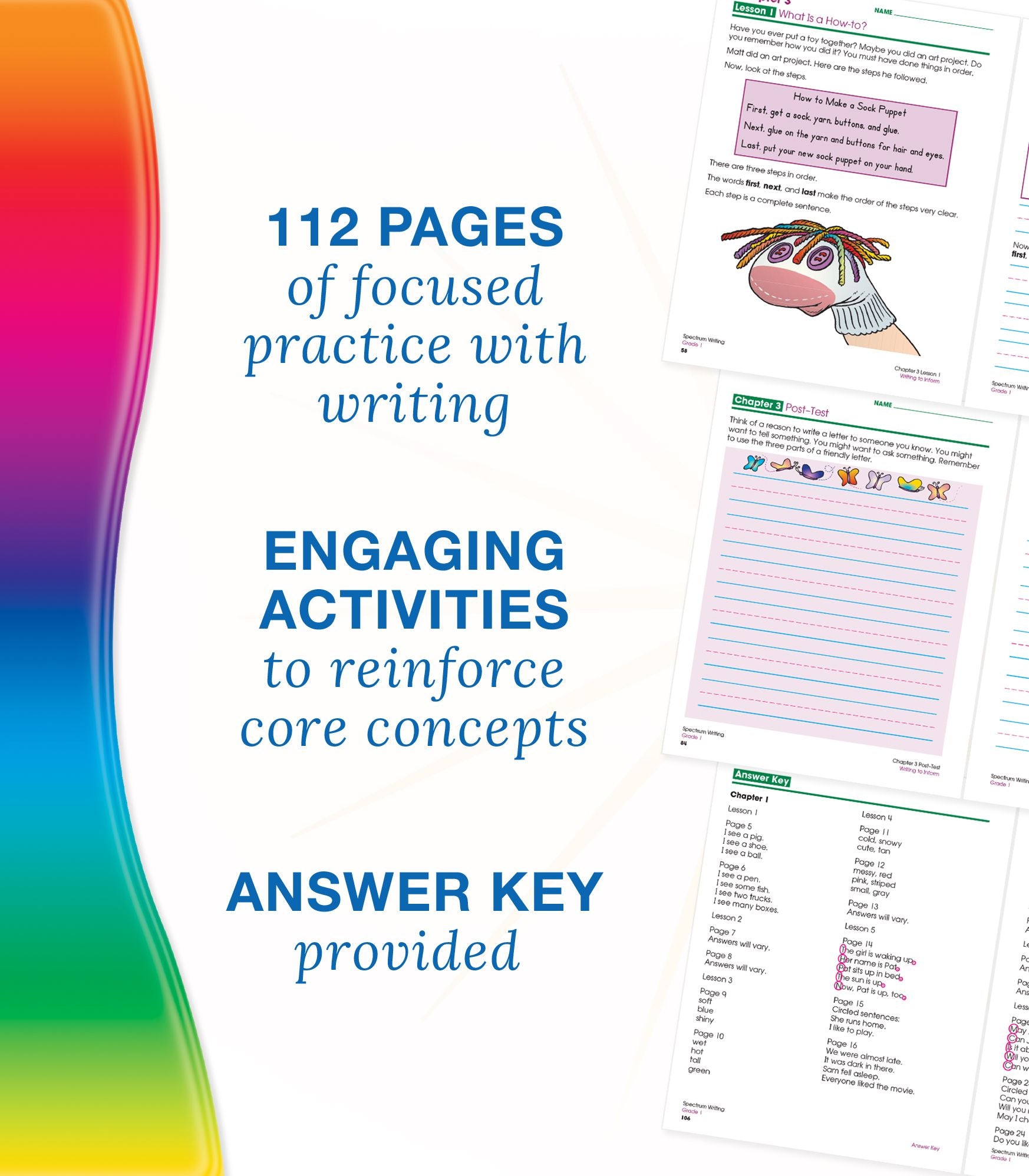 Spectrum Writing, Grade 1