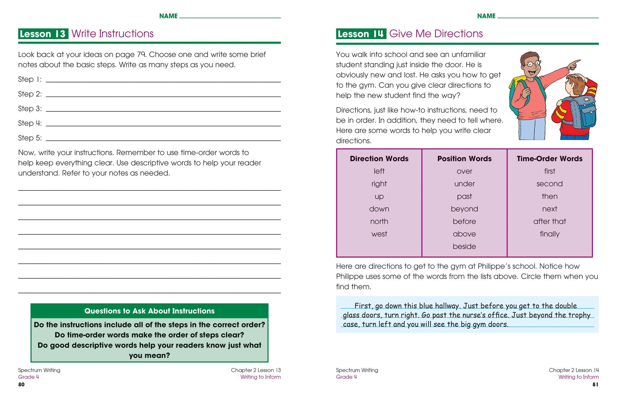 Spectrum Writing, Grade 4