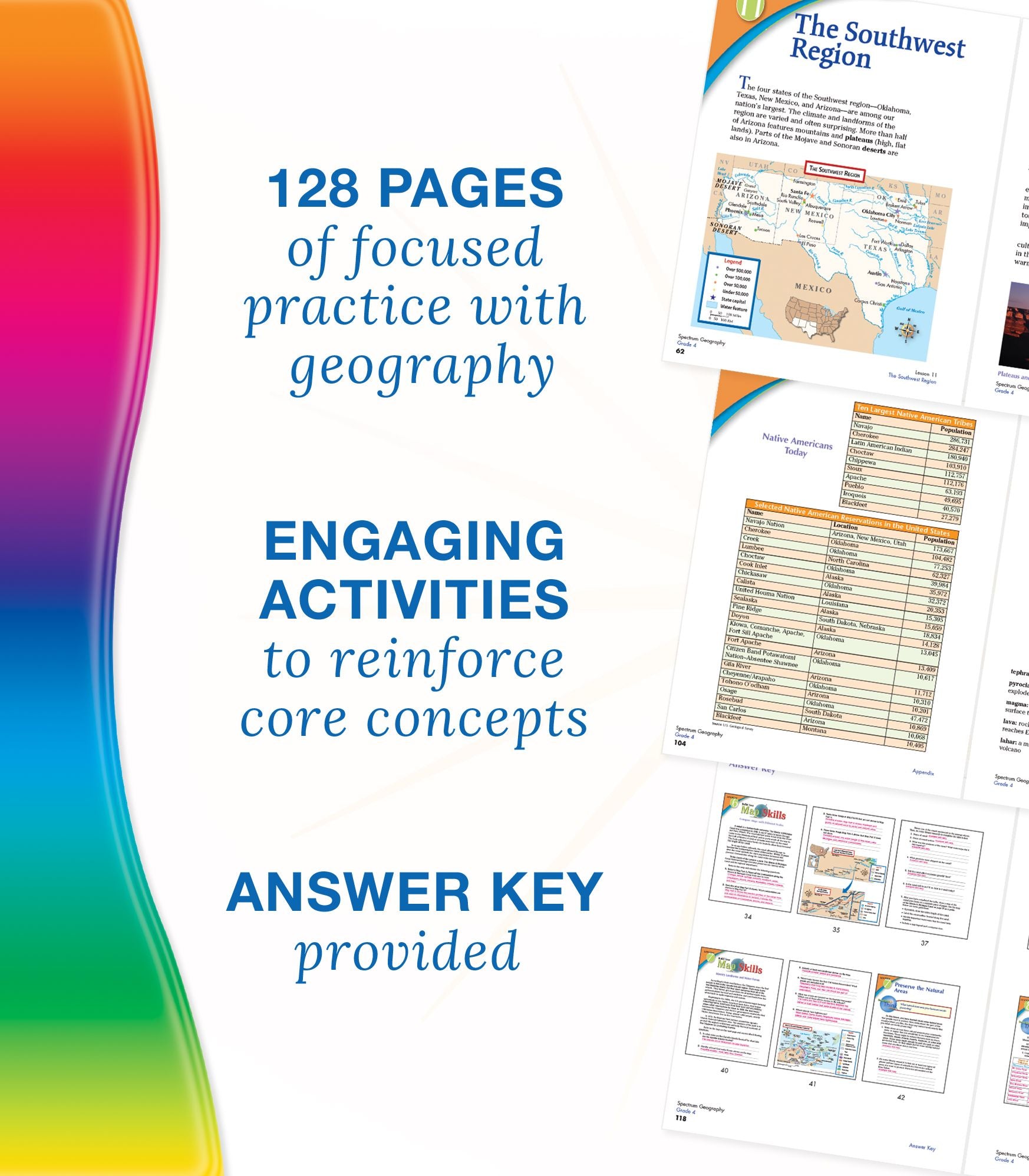 Spectrum Geography, Grade 4: Regions of the U.S.A.
