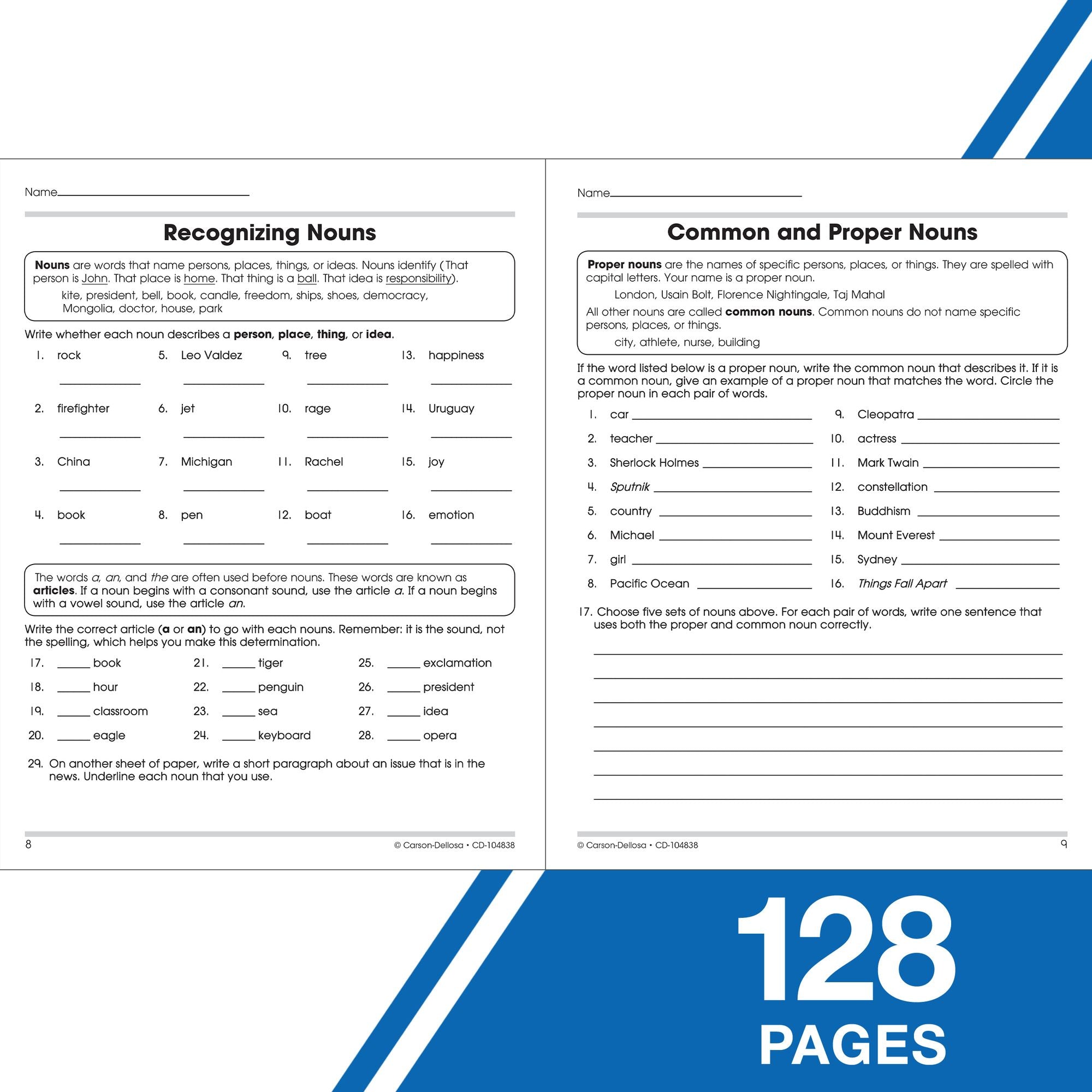 Grammar, Grades 7 - 8