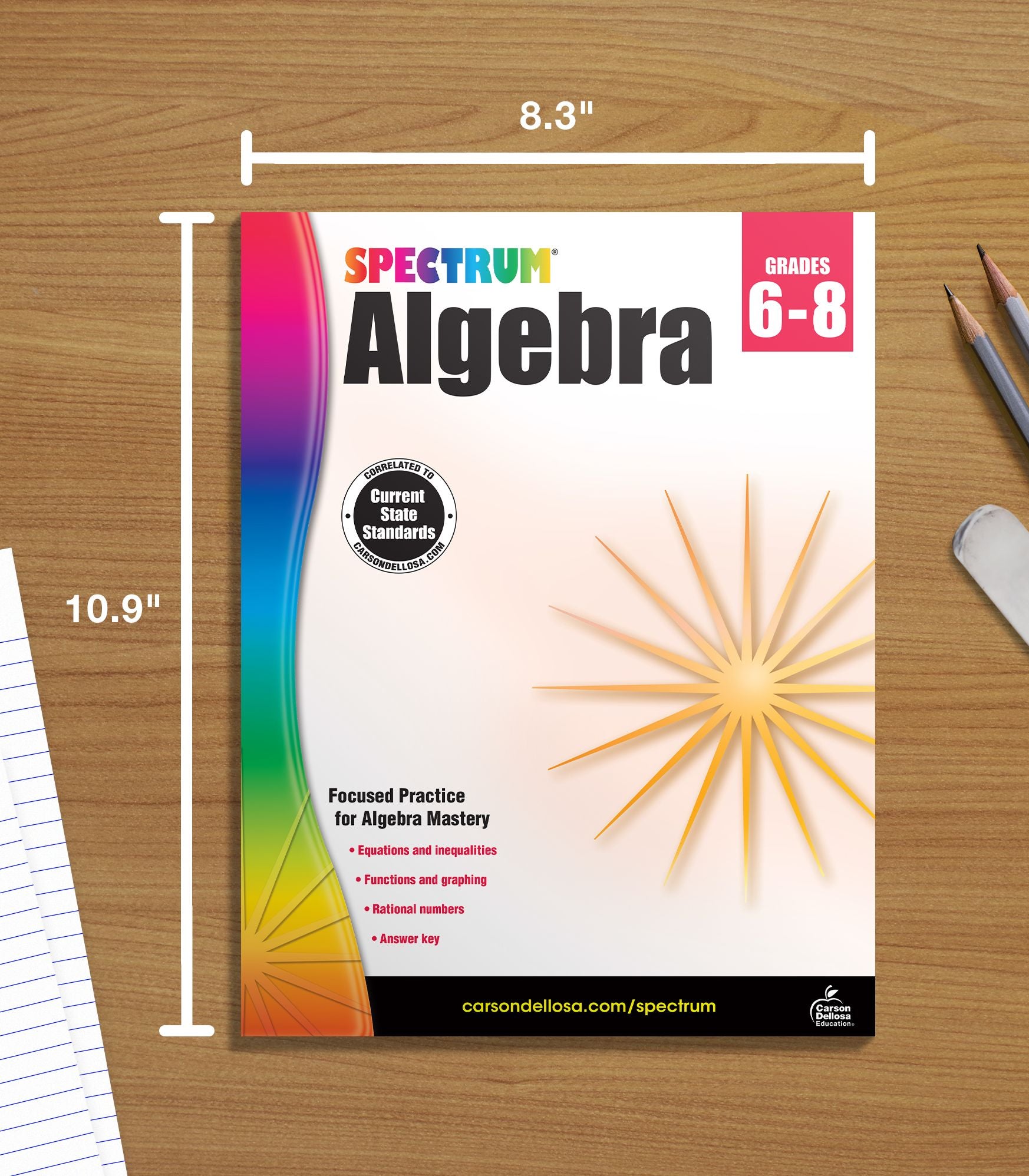 Spectrum Algebra, Grades 6-8