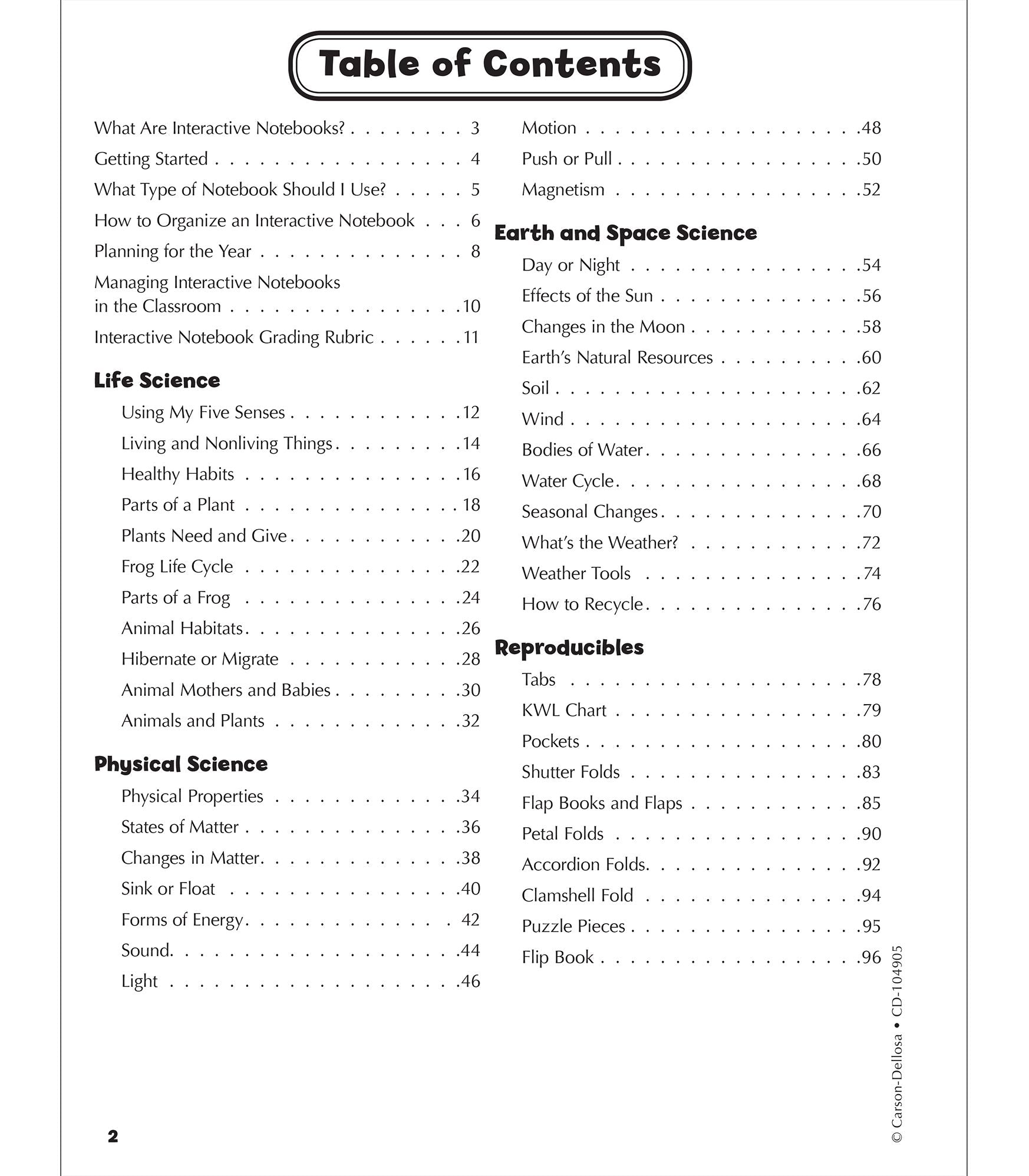 Science, Grade 1