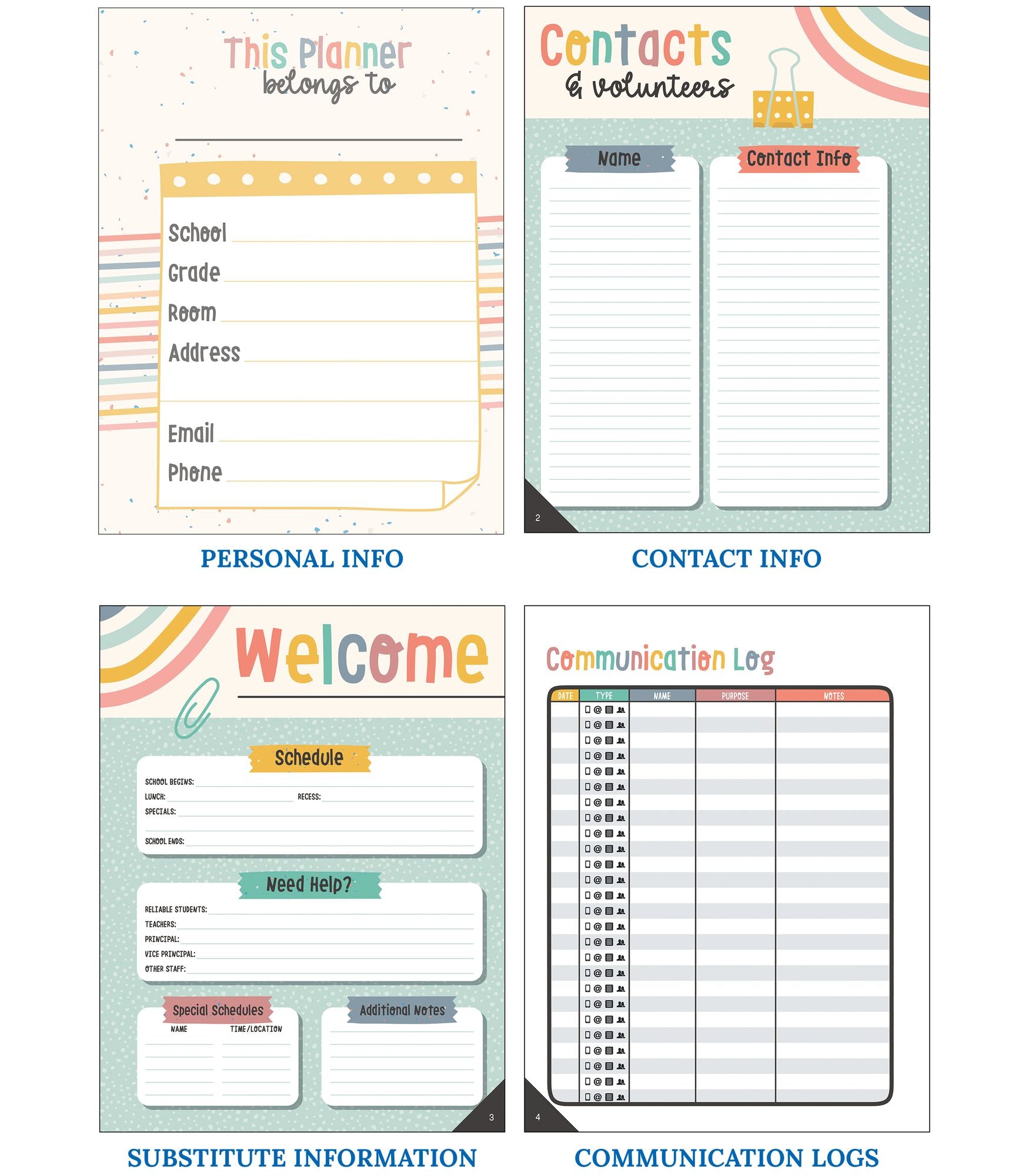 We Belong Teacher Planner