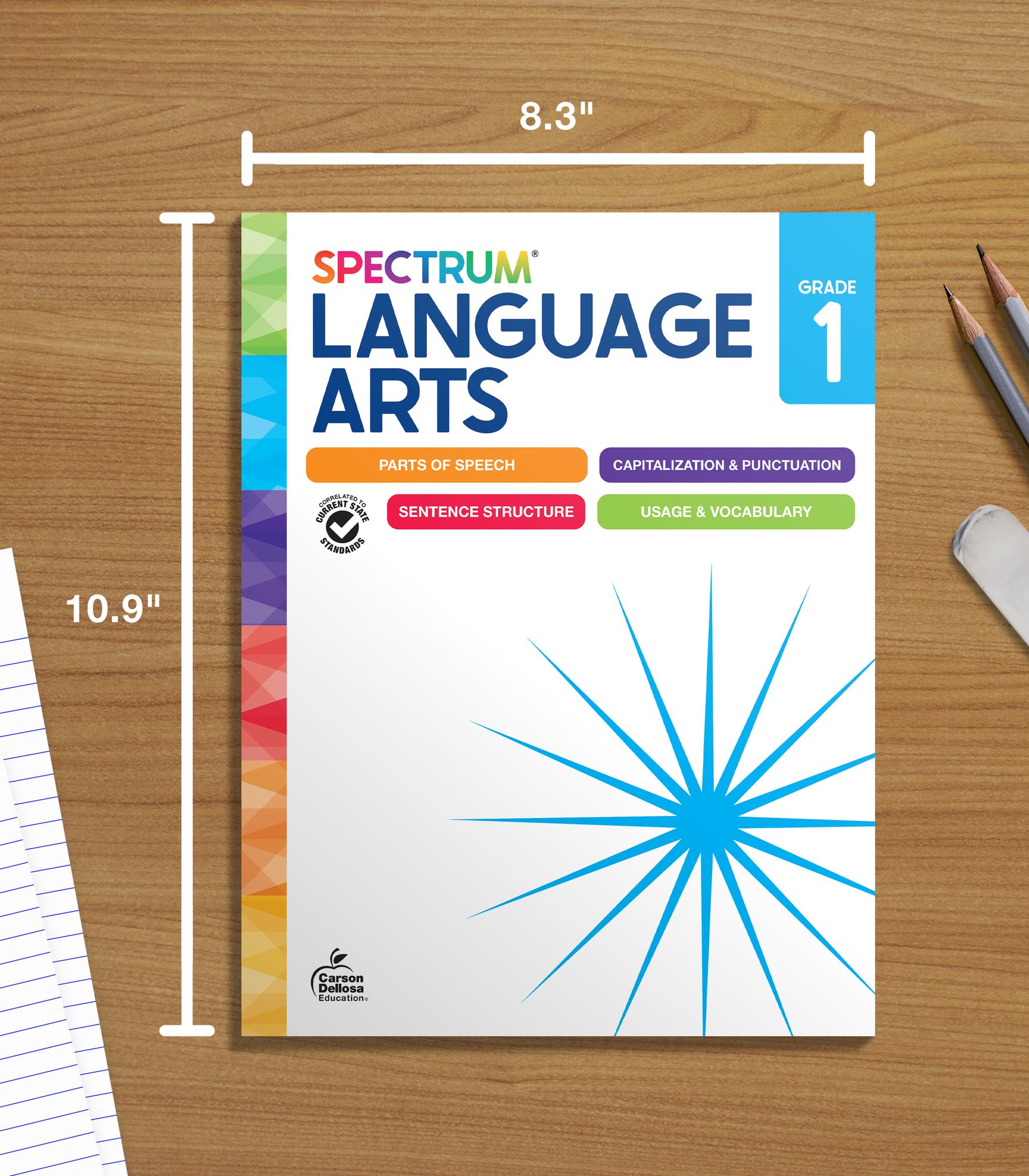 Spectrum Language Arts Workbook, Grade 1