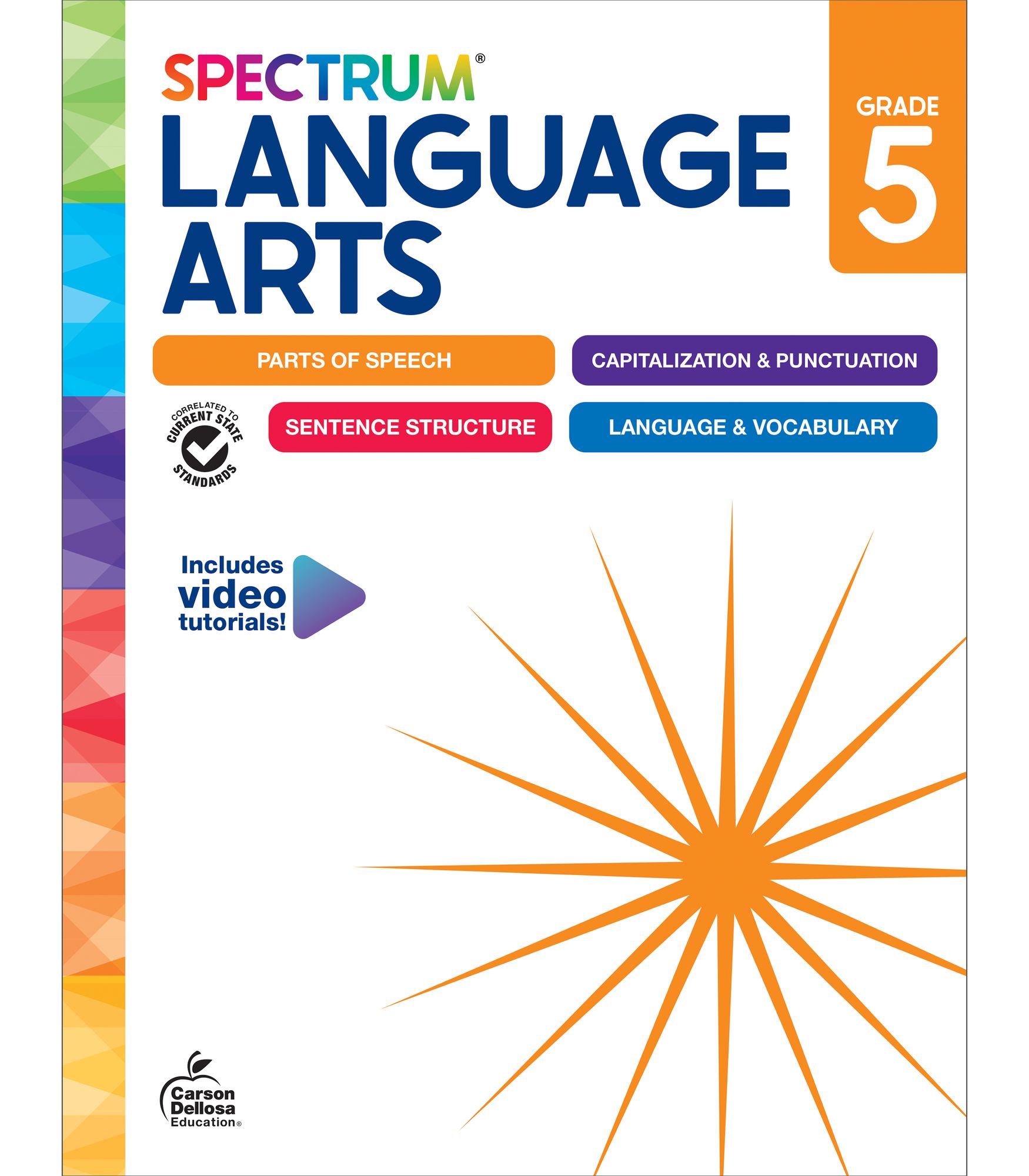 Spectrum Language Arts Workbook, Grade 5