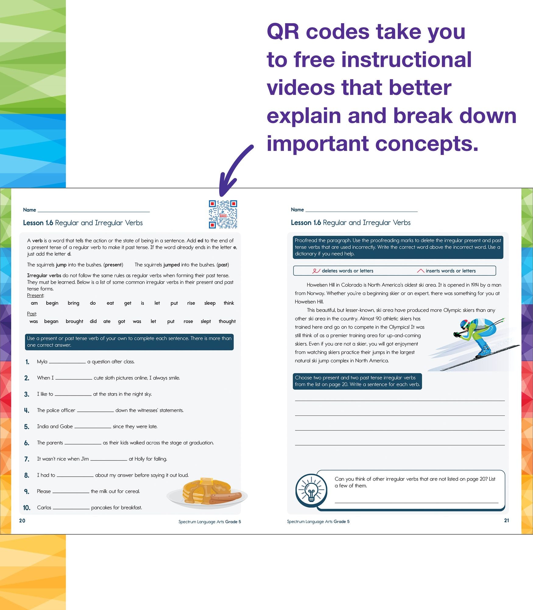 Spectrum Language Arts Workbook, Grade 5
