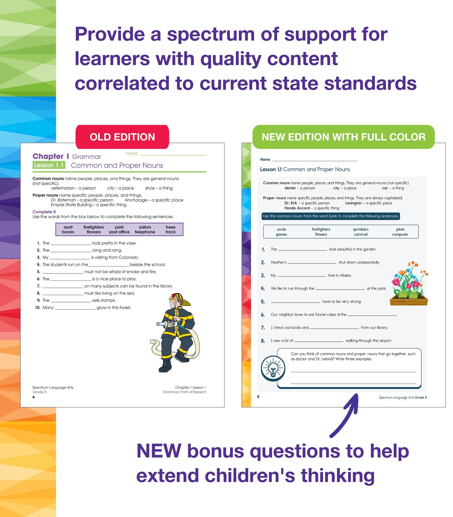 Spectrum Language Arts Workbook, Grade 5