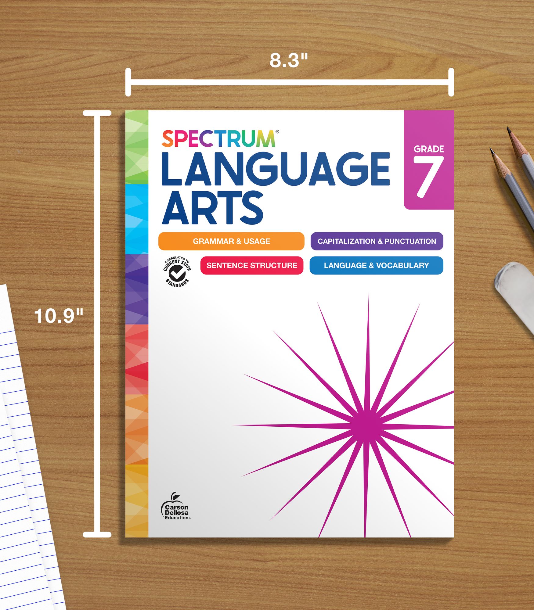 Spectrum Language Arts Workbook, Grade 7