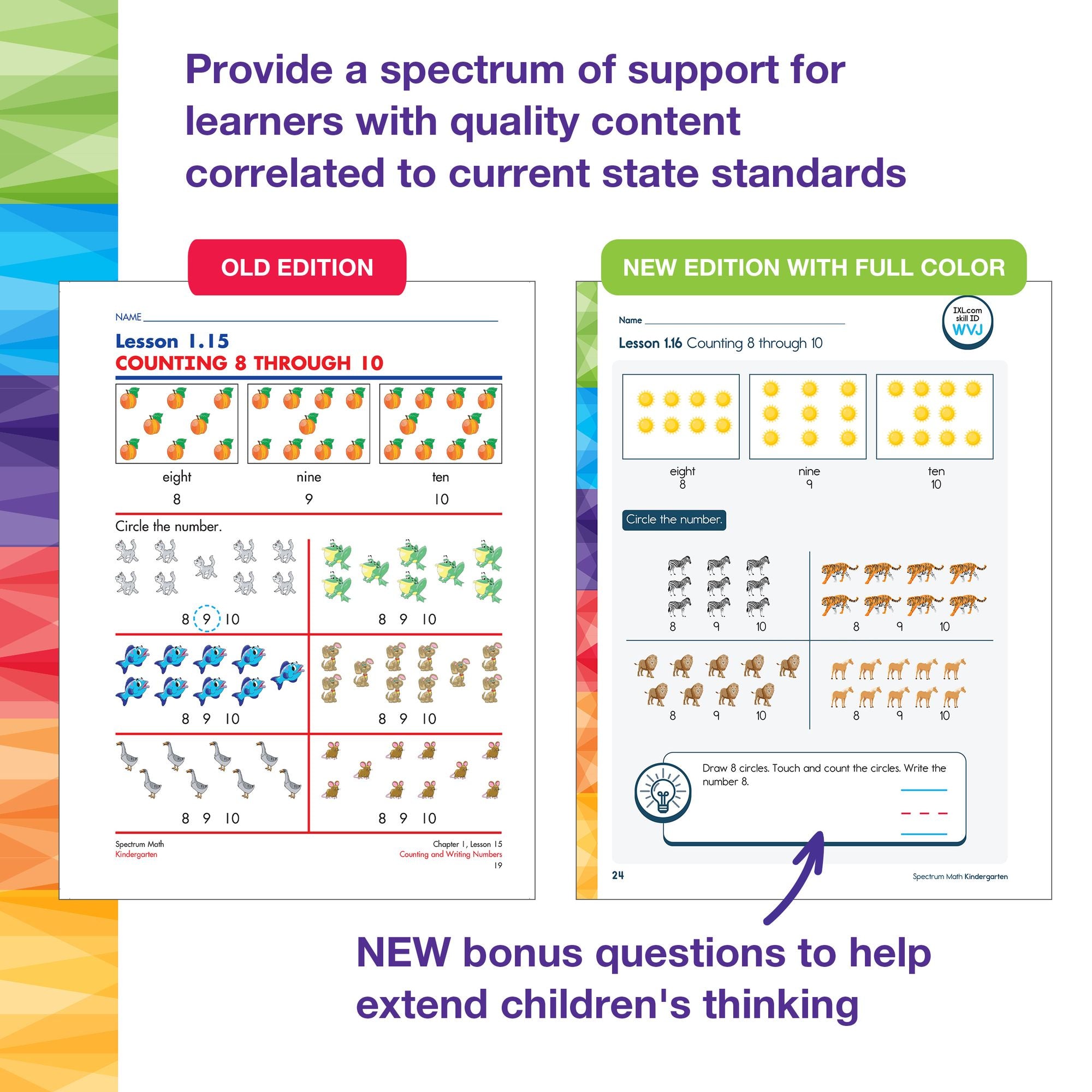 Spectrum Math Workbook, Grade K