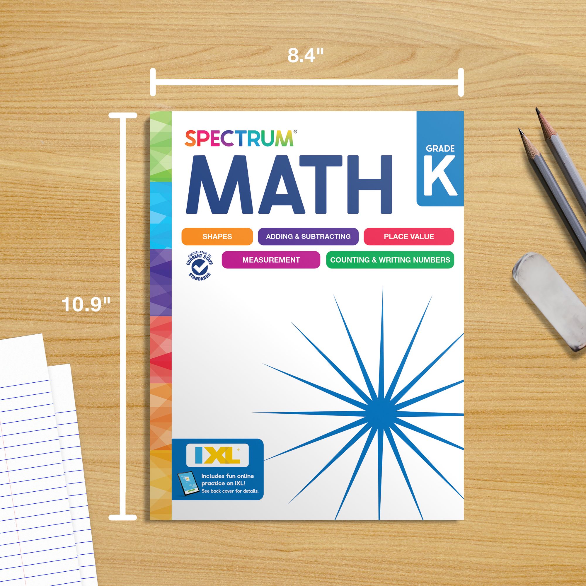 Spectrum Math Workbook, Grade K