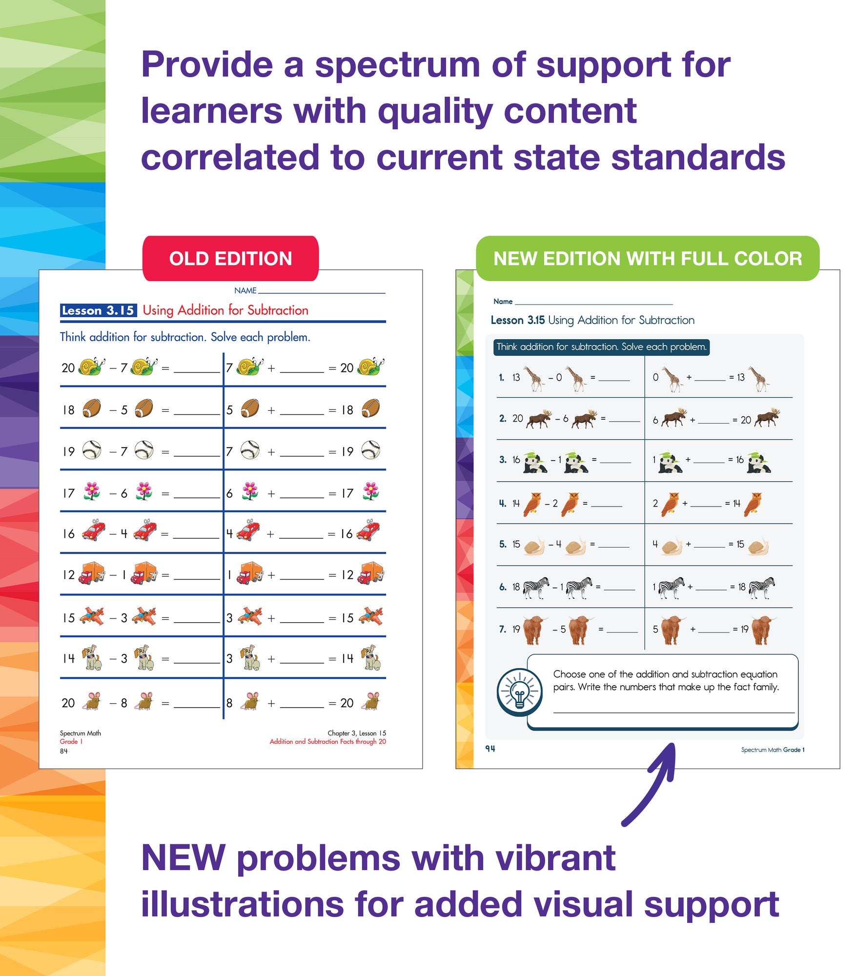 Spectrum Math Workbook, Grade 1