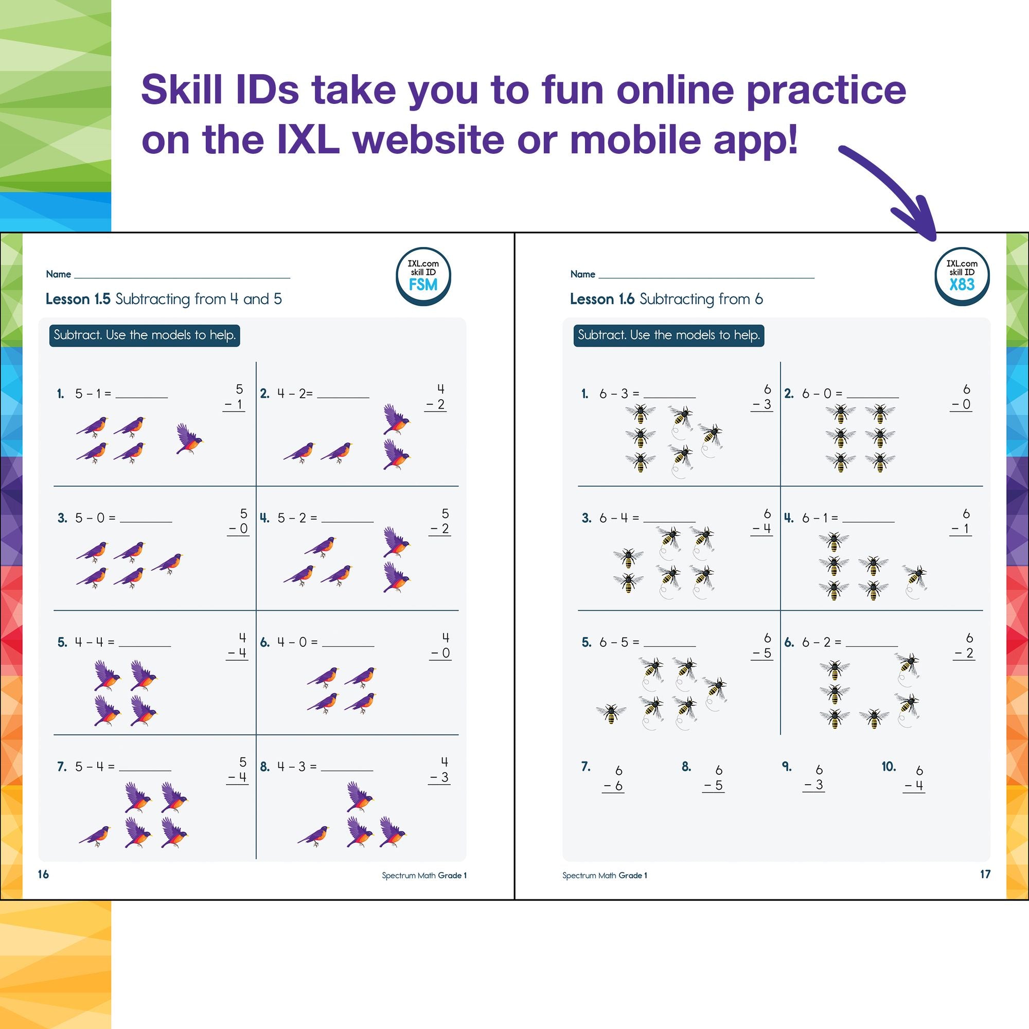 Spectrum Math Workbook, Grade 1