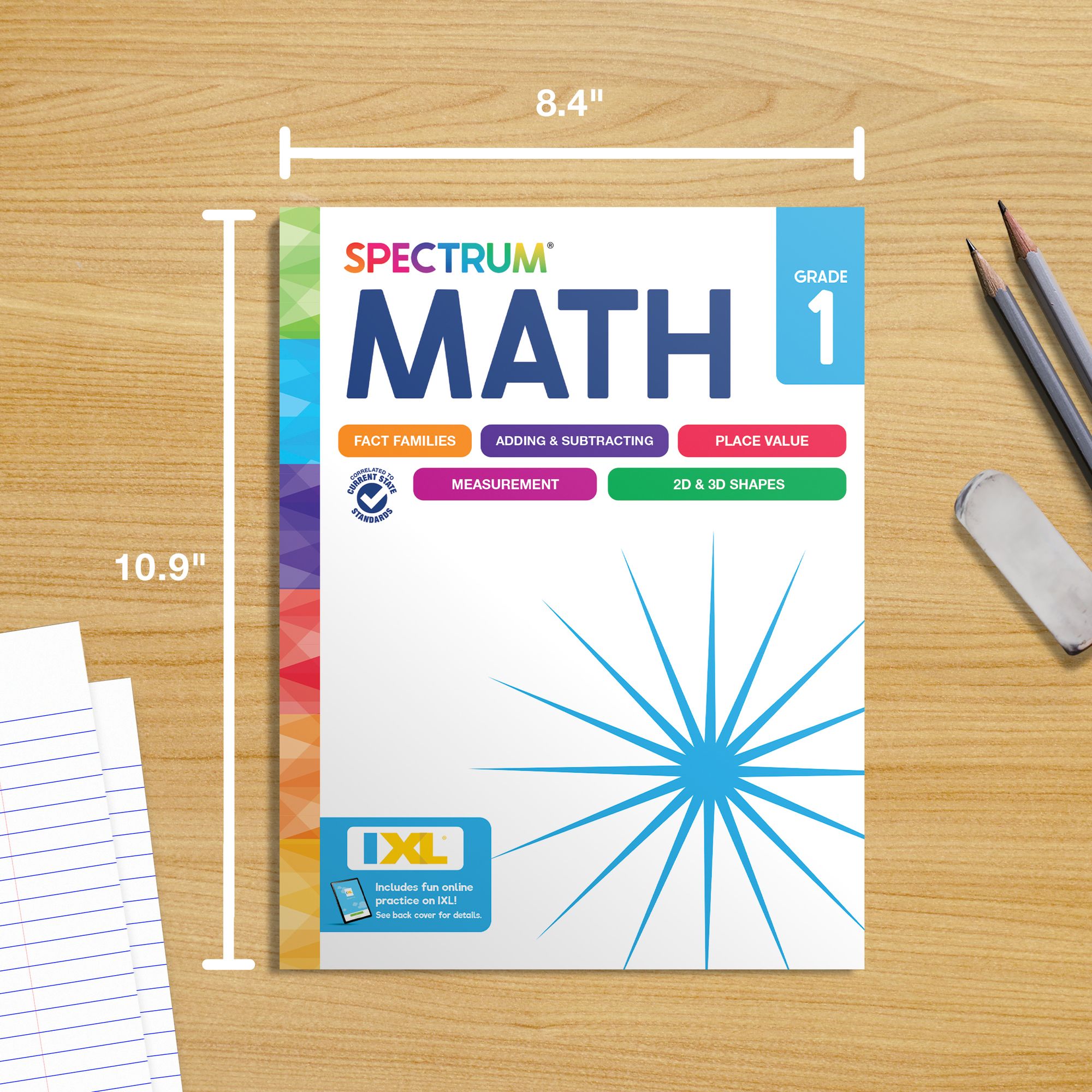 Spectrum Math Workbook, Grade 1
