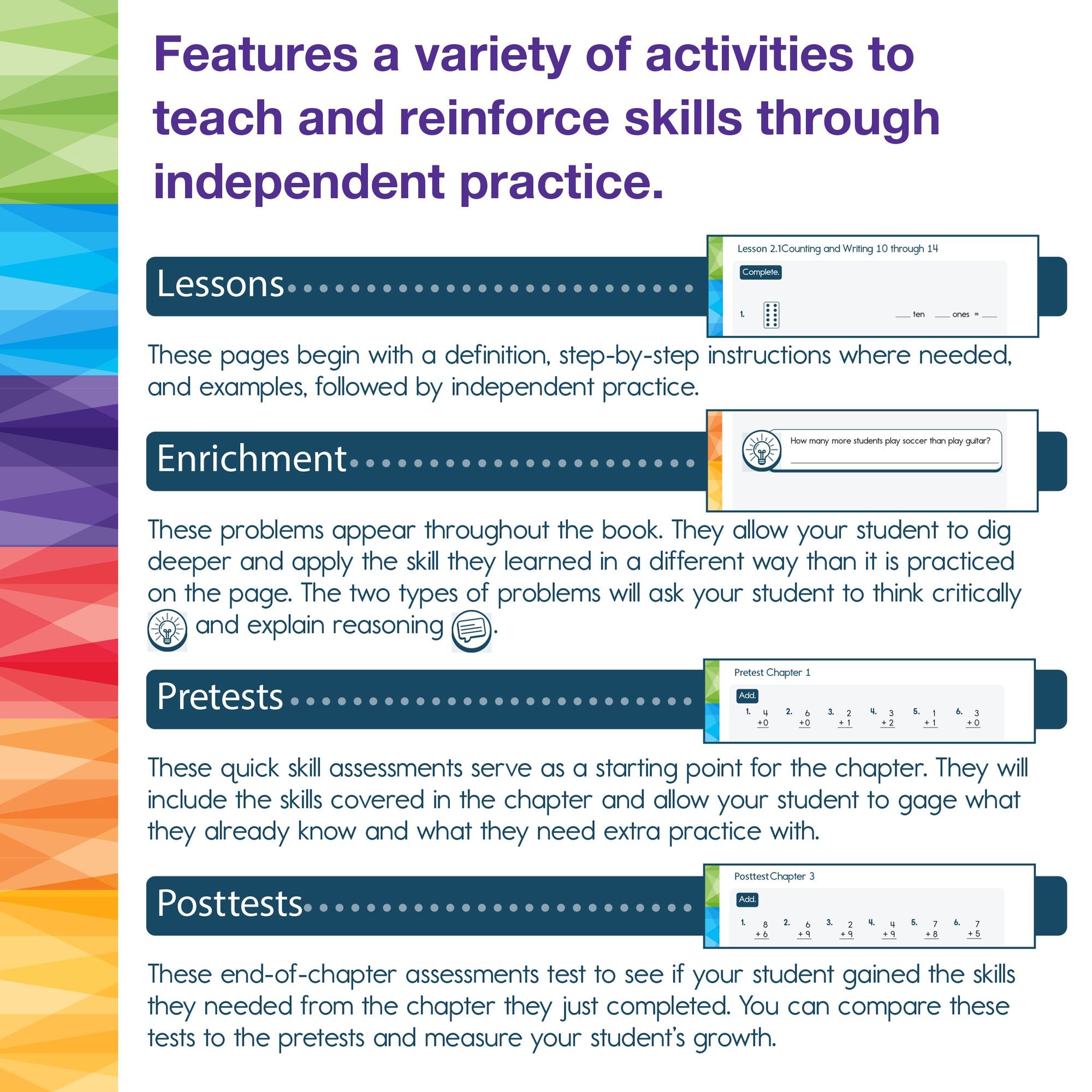 Spectrum Math Workbook, Grade 1