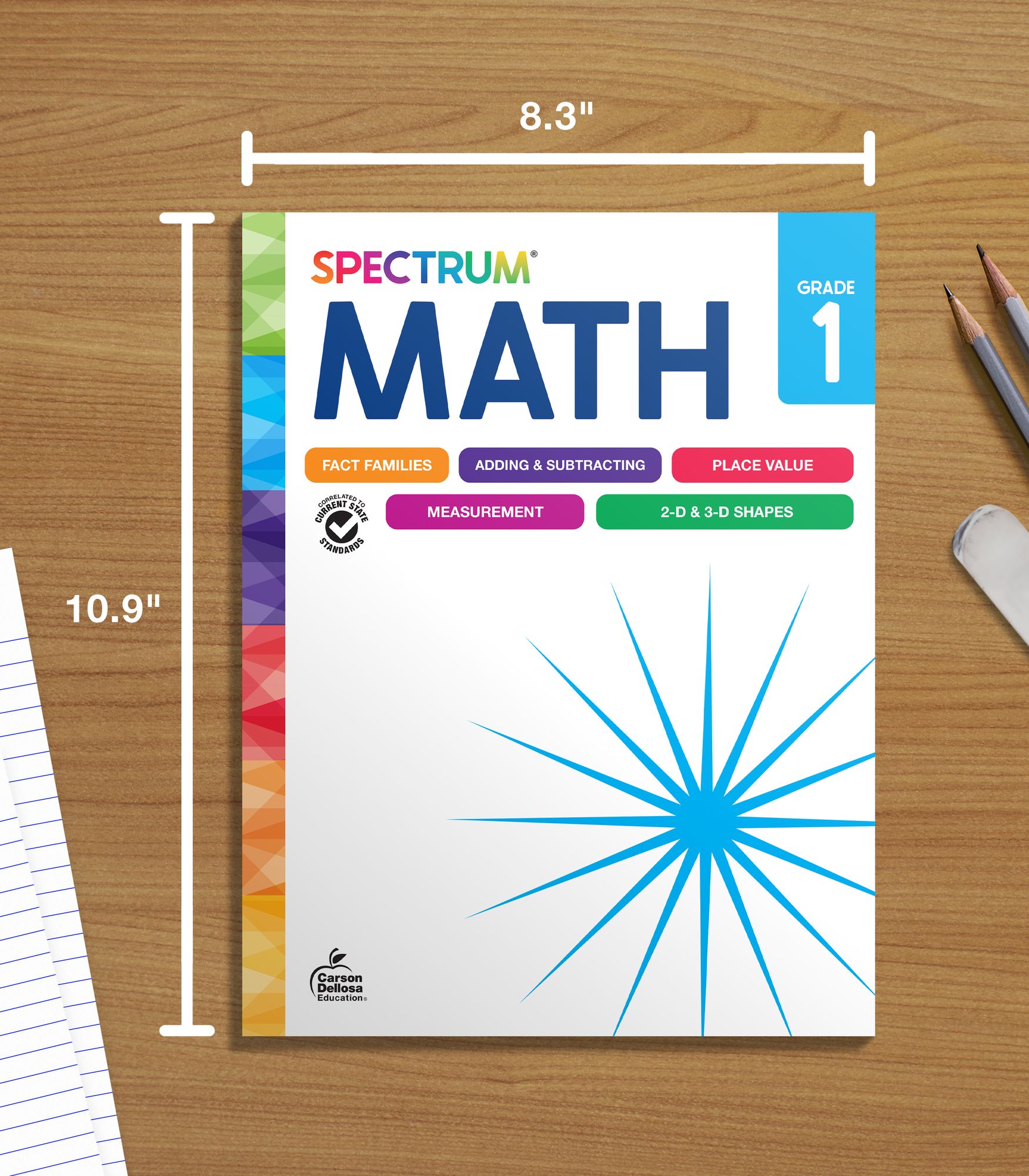 Spectrum Math Workbook, Grade 1