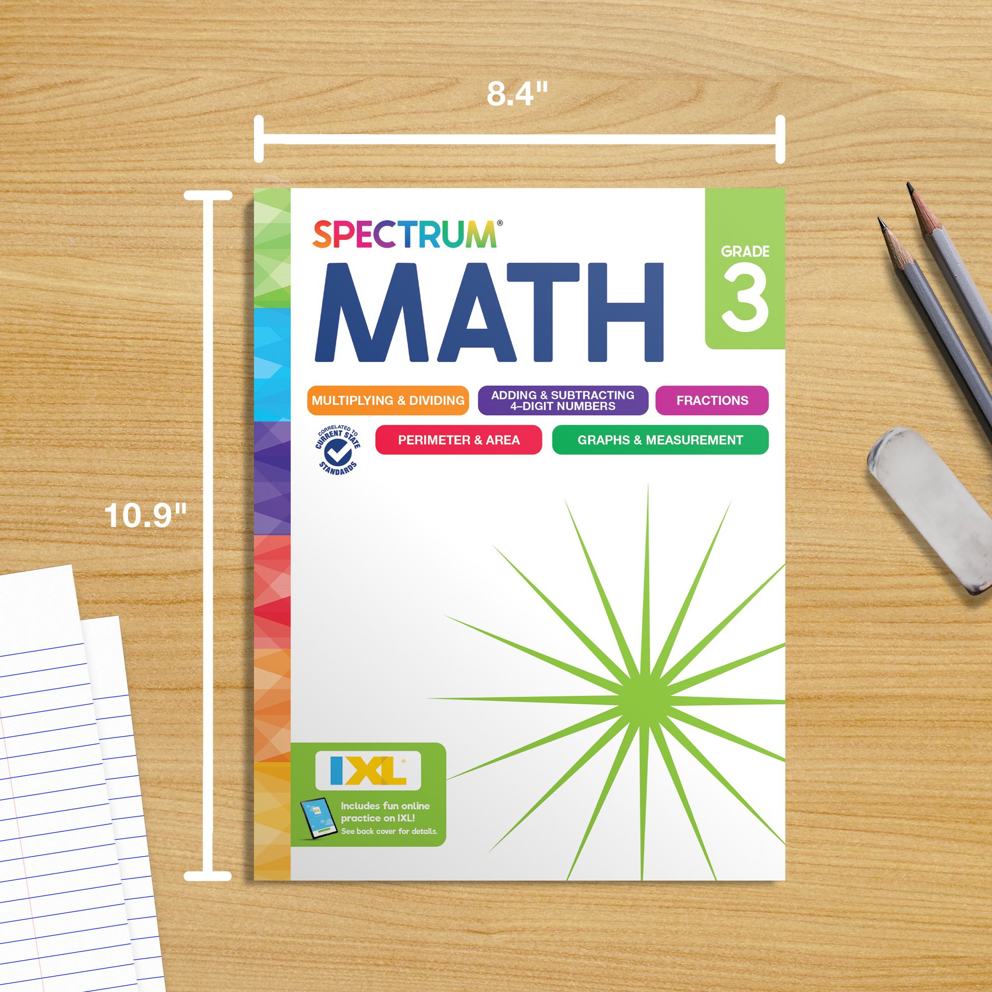Spectrum Math Workbook, Grade 3