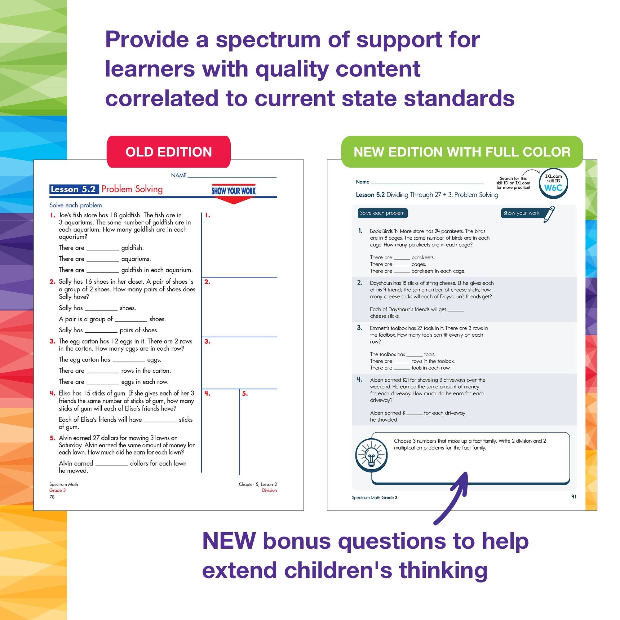 Spectrum Math Workbook, Grade 3