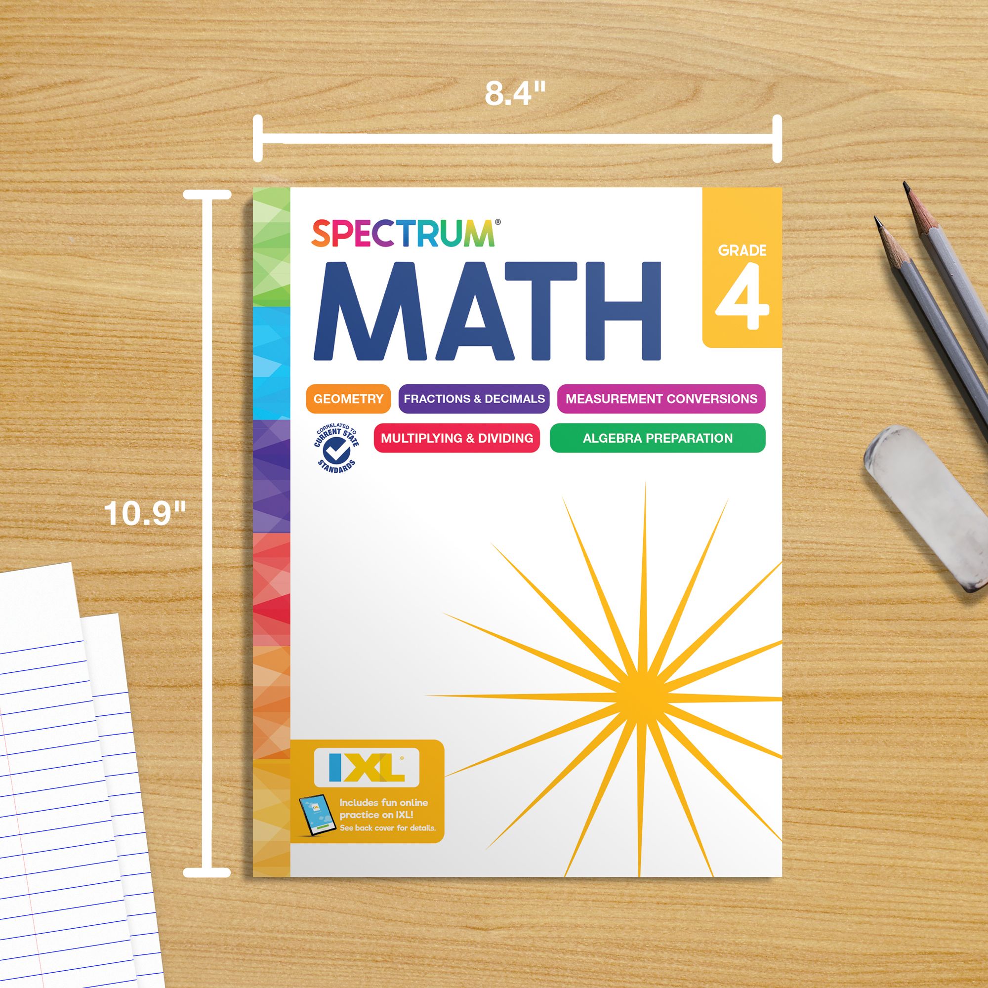 Spectrum Math Workbook, Grade 4