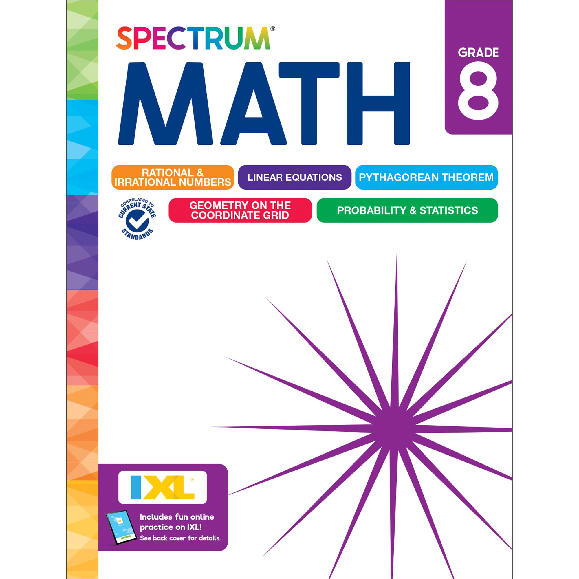 Spectrum Math Workbook, Grade 8