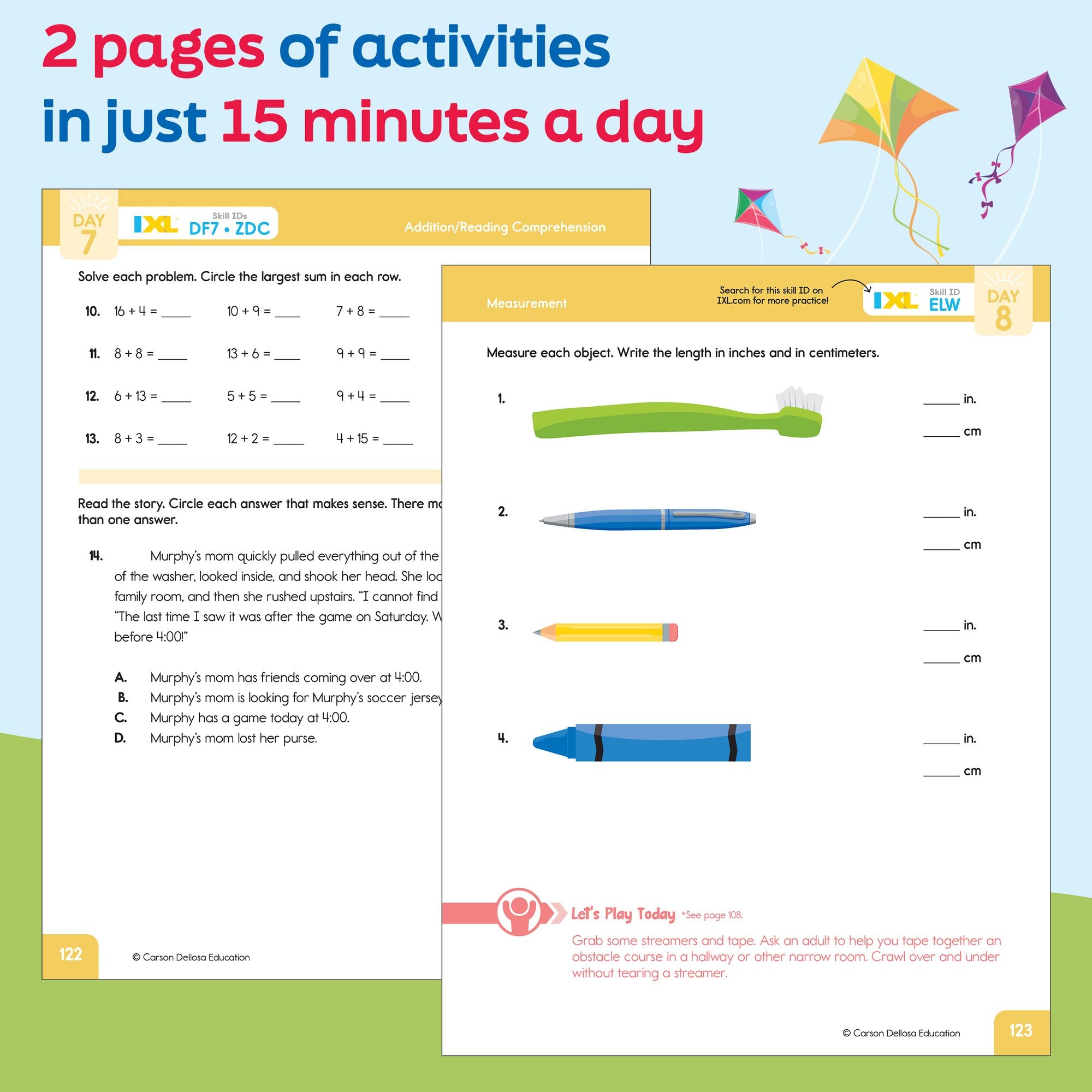Summer Bridge Activities, Grades 1 - 2