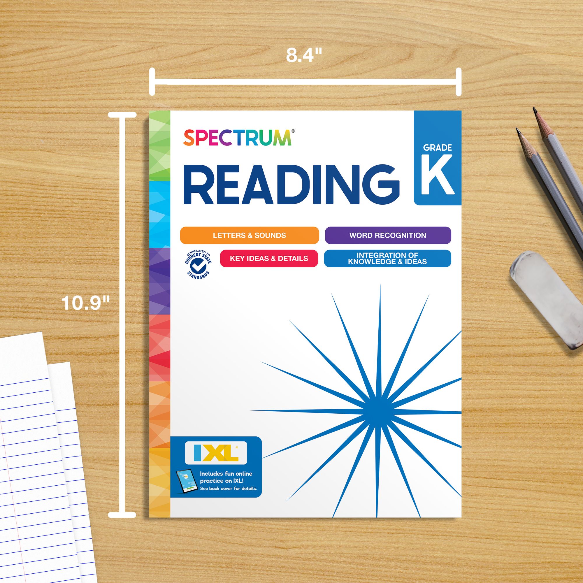 Spectrum Reading Workbook, Grade K