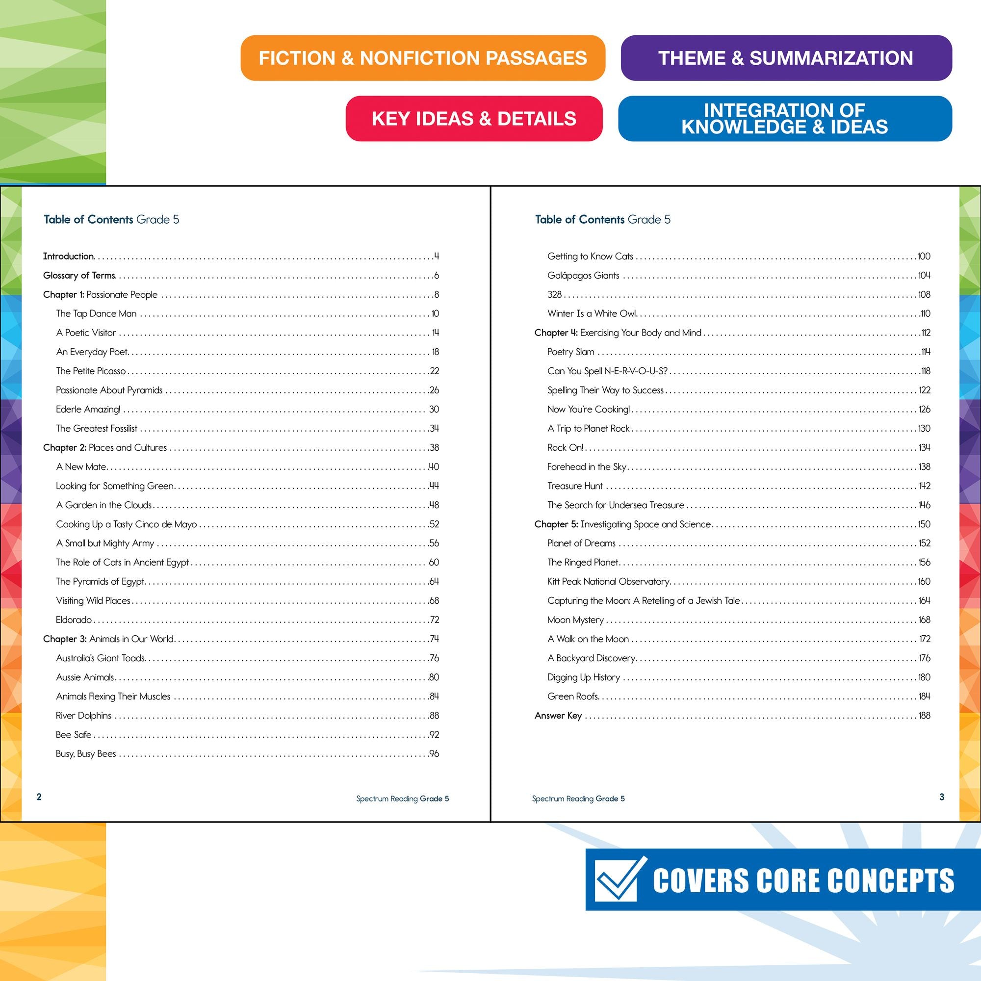 Spectrum Reading Workbook, Grade 5