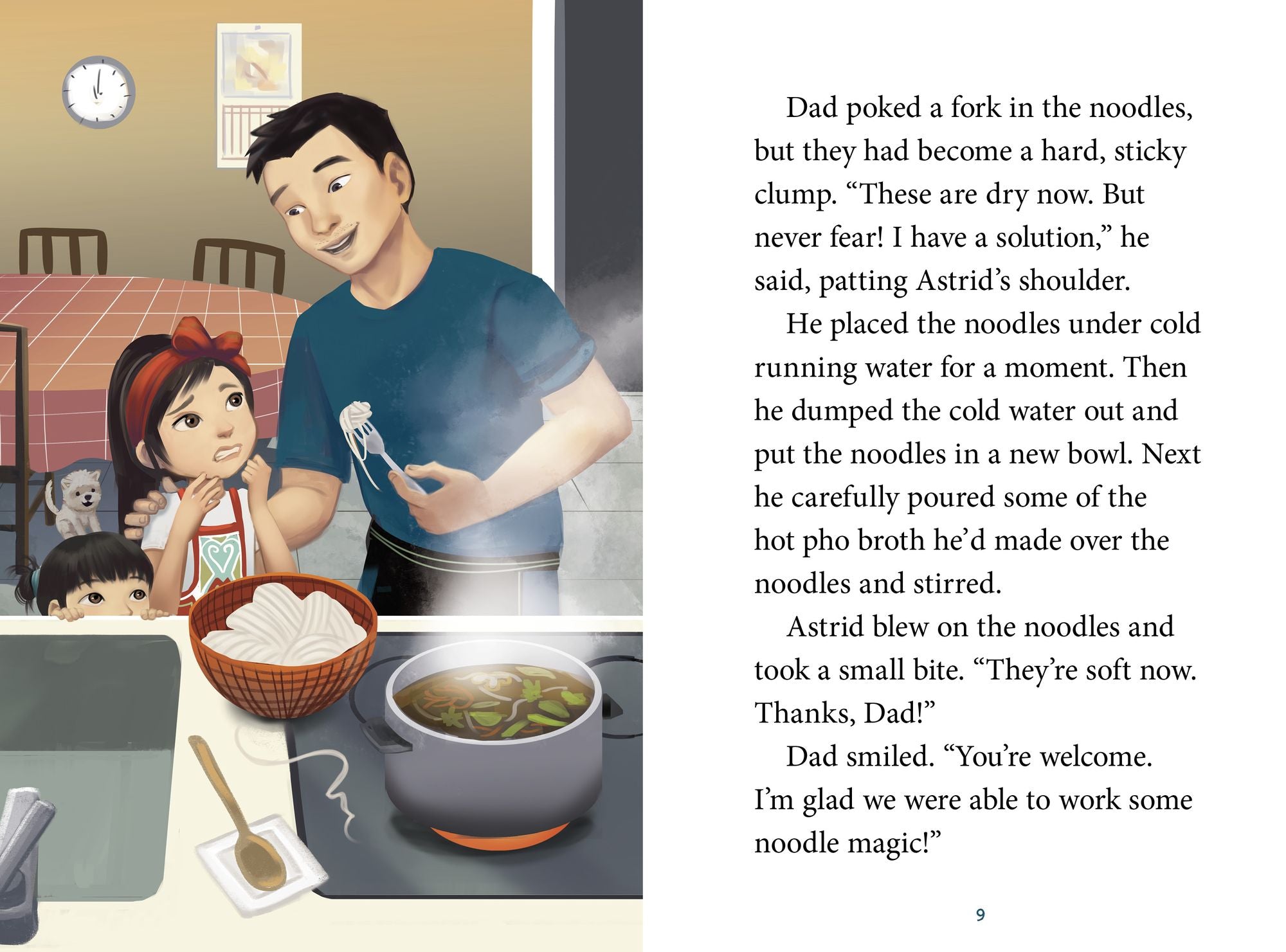 Astrid and Apollo and the Sticky Noodle Situation