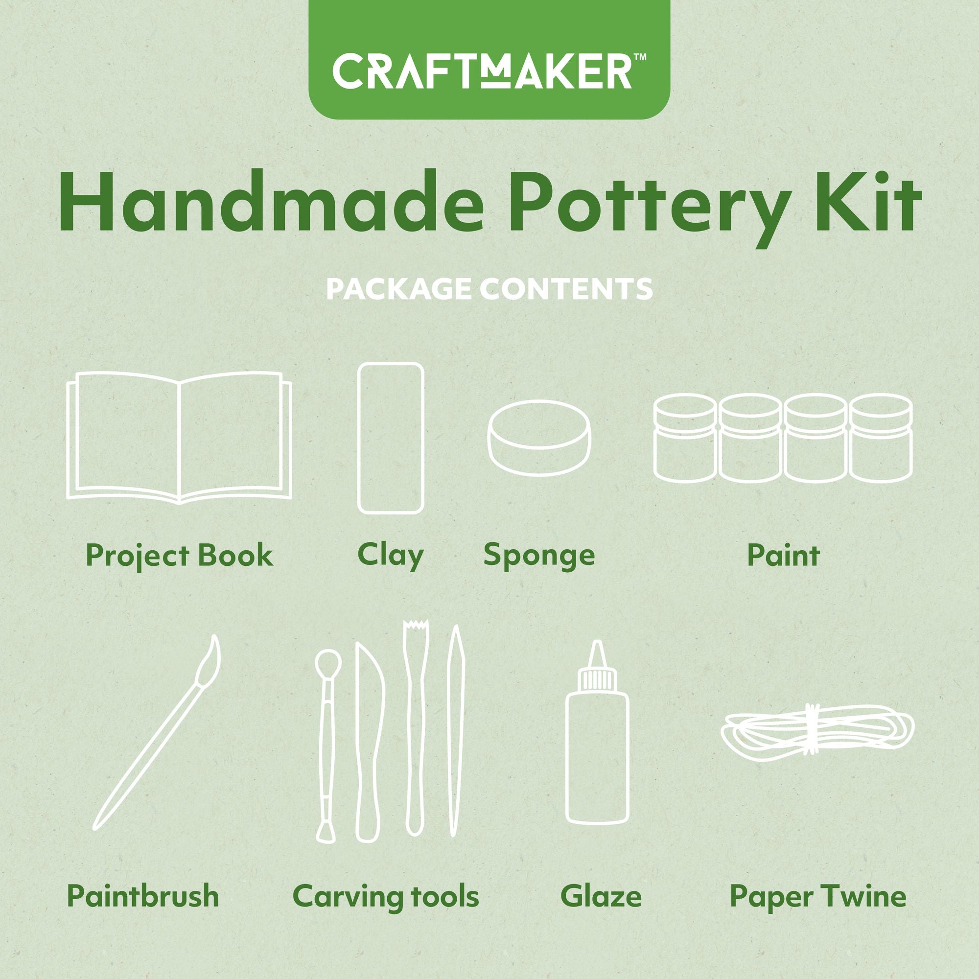 Craft Maker Handmade Pottery Kit