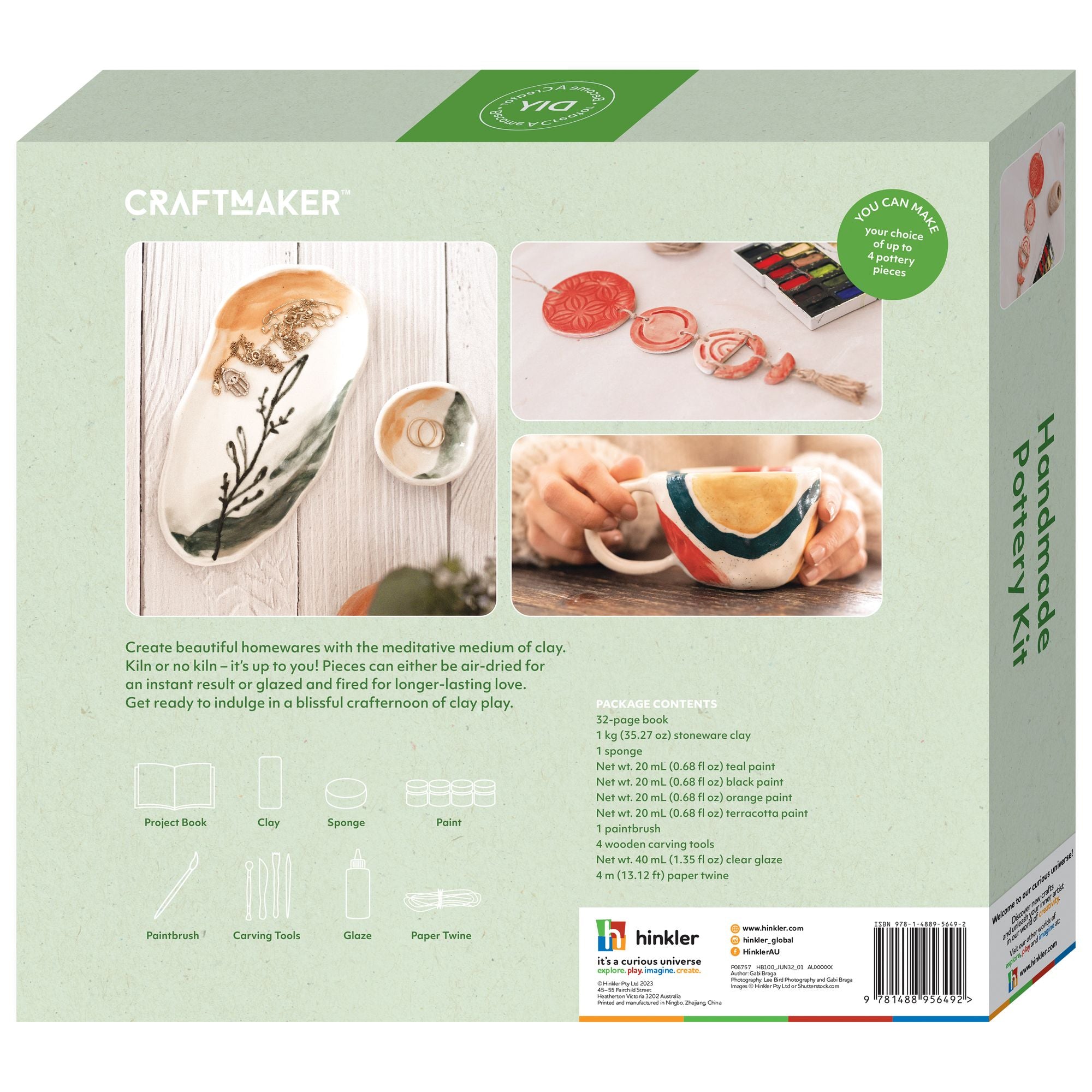 Craft Maker Handmade Pottery Kit