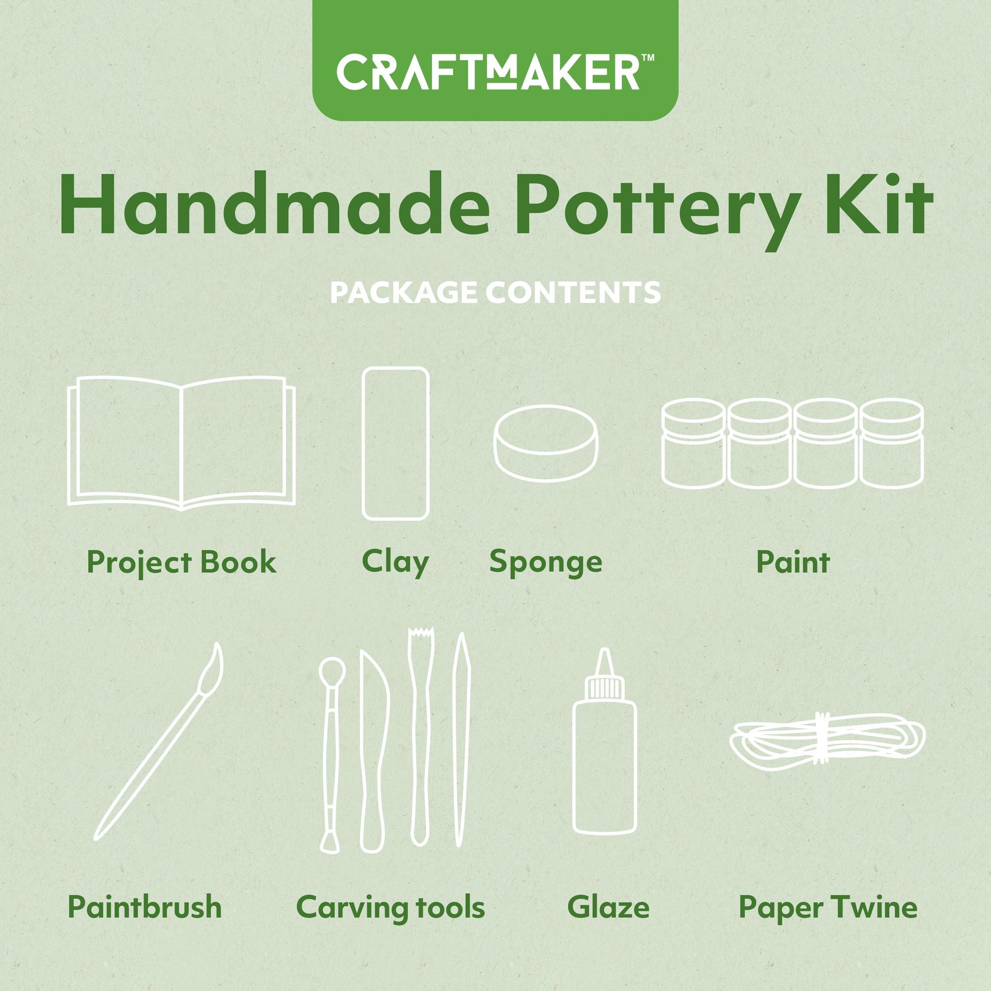 Craft Maker Handmade Pottery Kit
