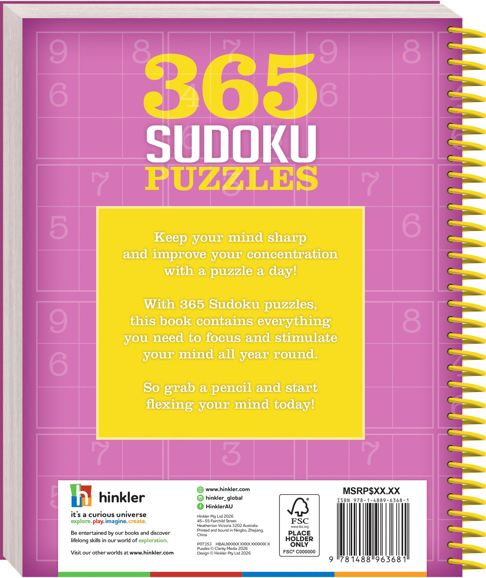 365 Puzzles Sudoku 26'